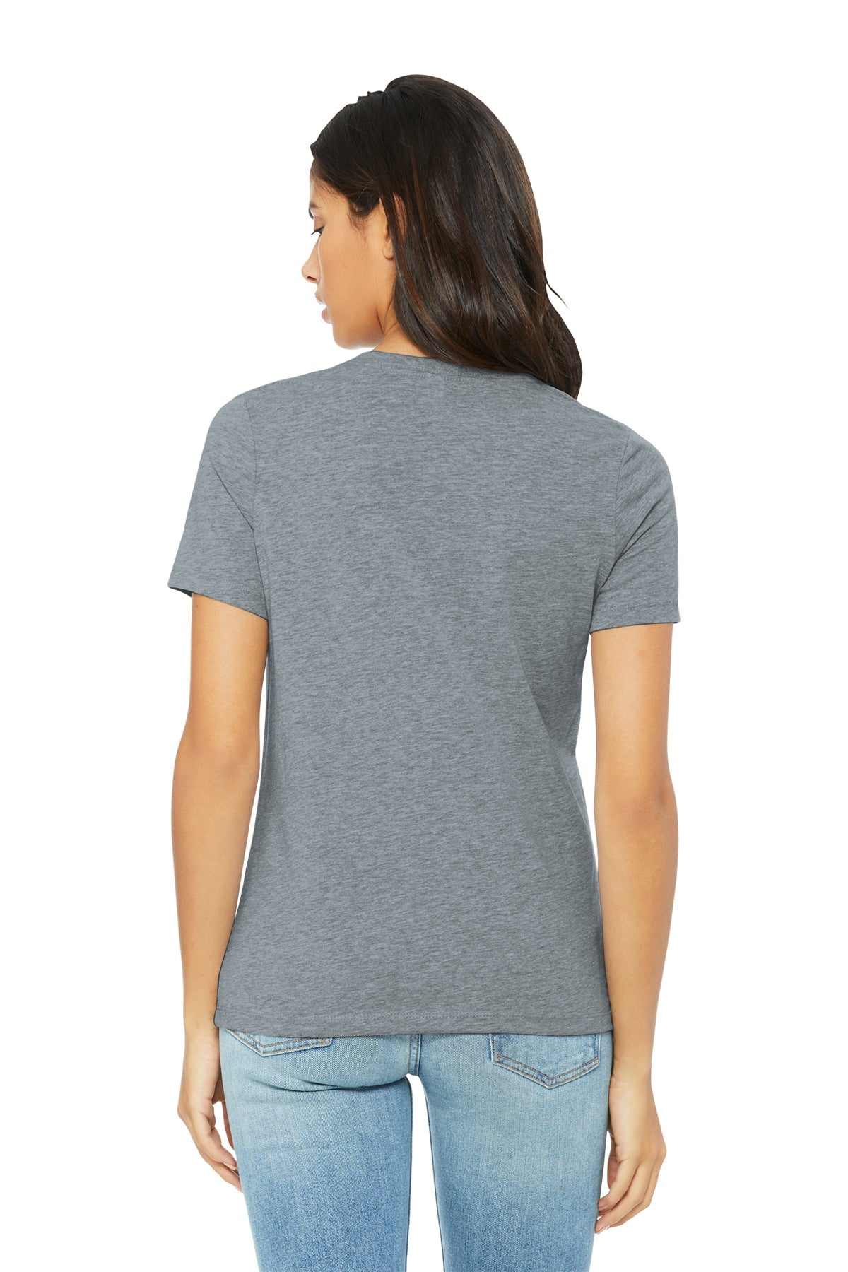 Bella Canvas Womens Relaxed T-Shirt, Athletic Heather