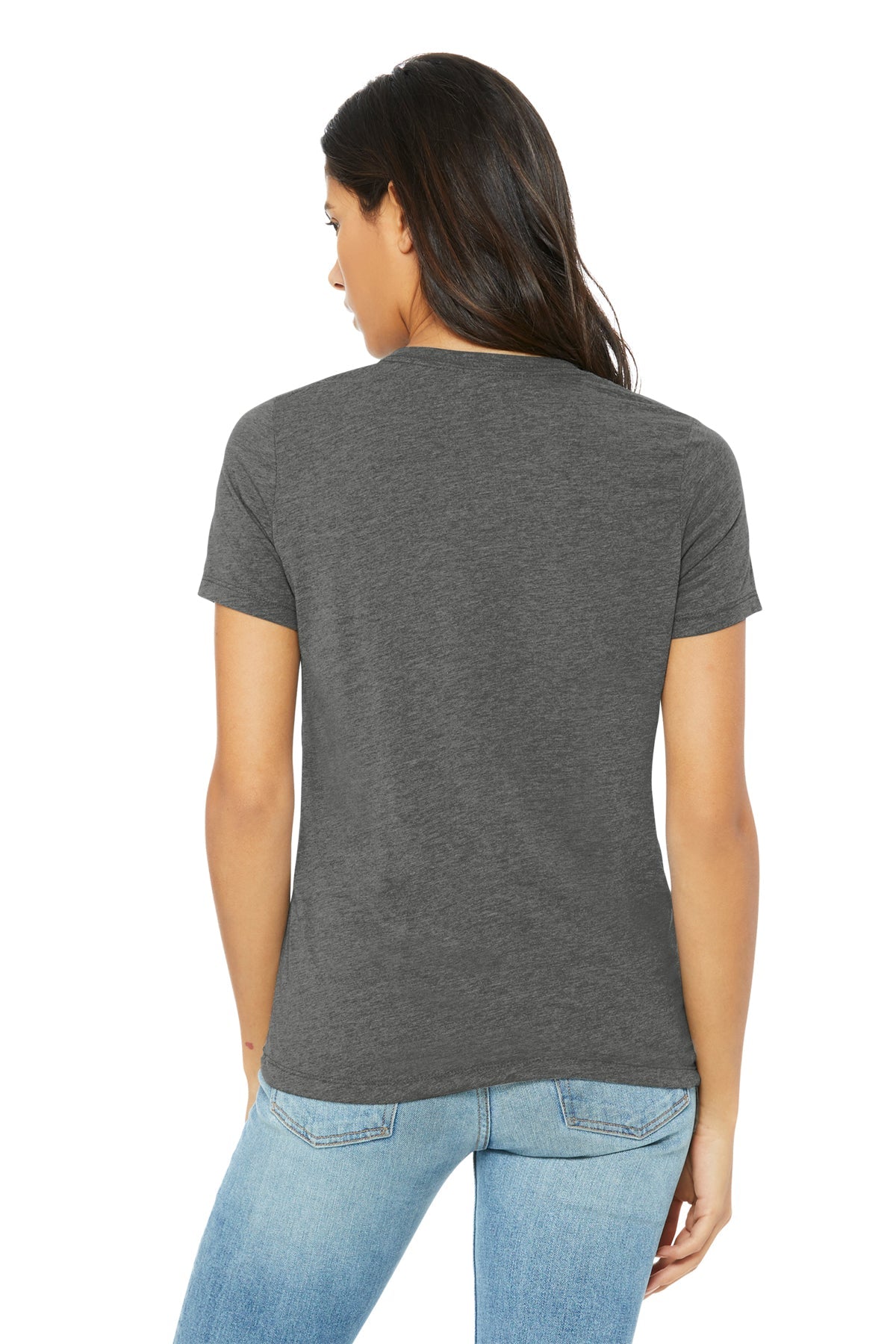 Bella Canvas Womens Relaxed Triblend T-Shirt, Grey