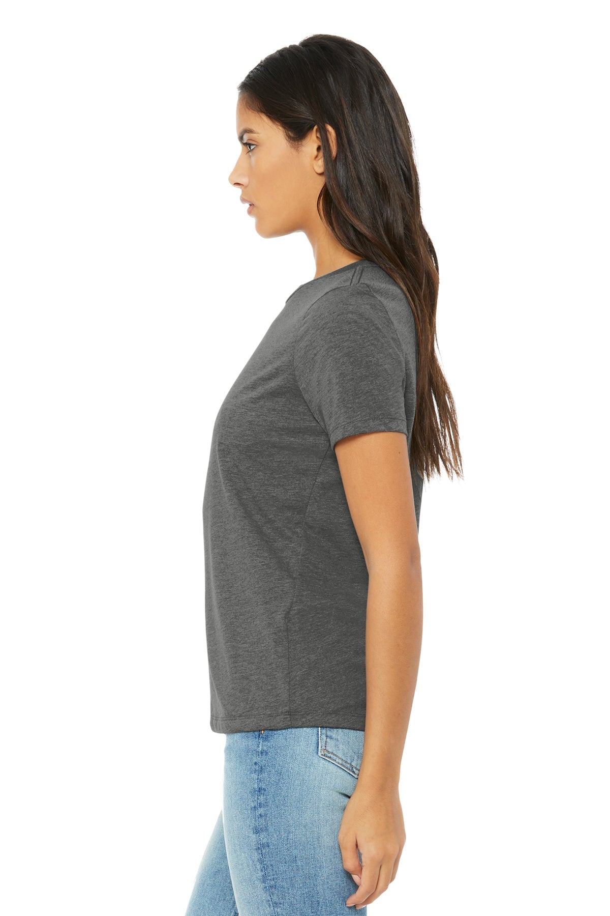 Bella Canvas Womens Relaxed Triblend T-Shirt, Grey
