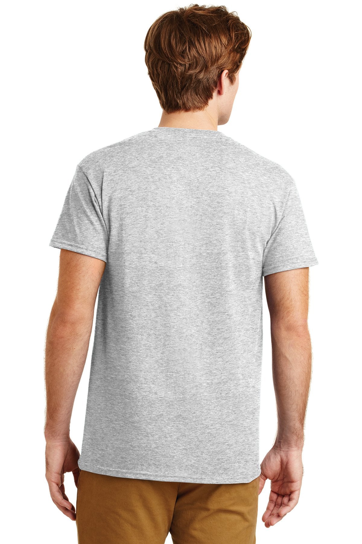 gildan dryblend cotton poly pocket t shirt 8300 ash grey