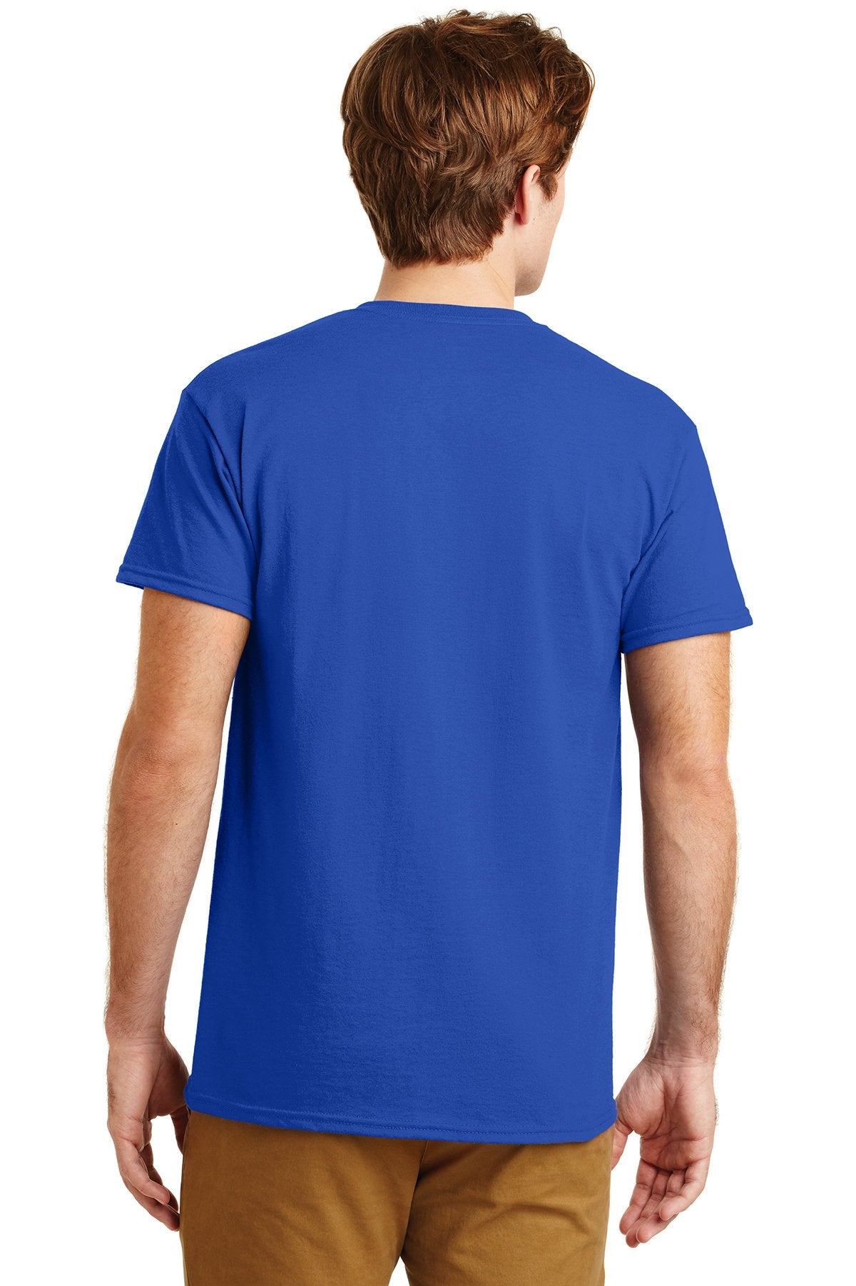 gildan dryblend cotton poly pocket t shirt 8300 royal