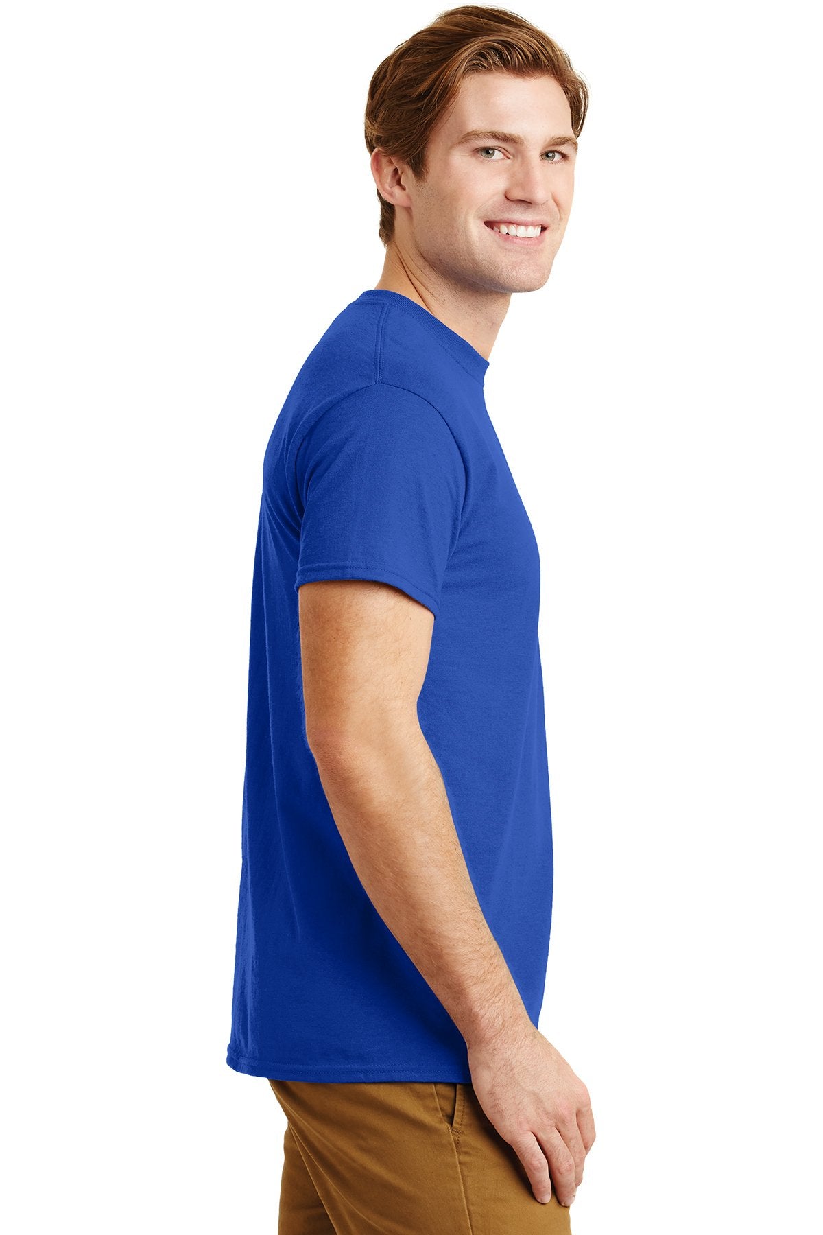 gildan dryblend cotton poly pocket t shirt 8300 royal