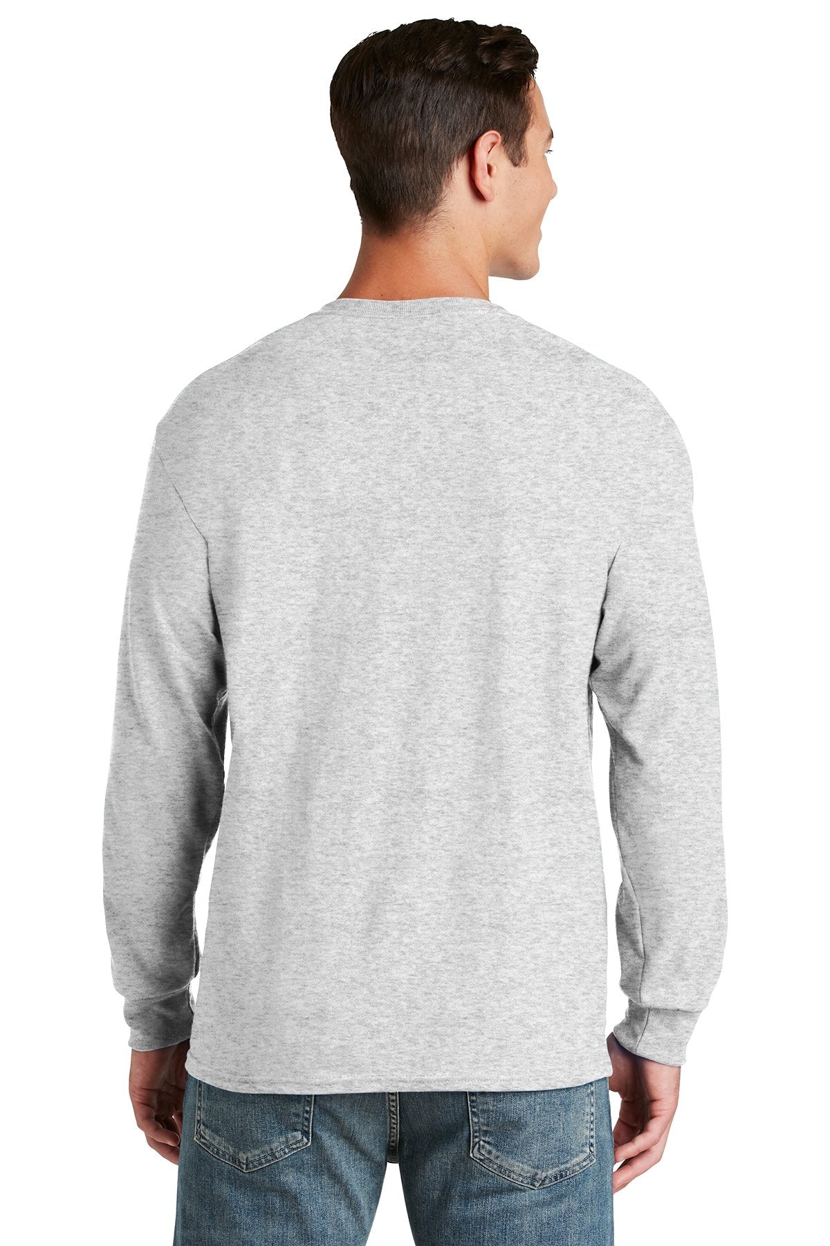 Jerzees Dri-Power 50/50 Cotton/Poly Long Sleeve T-Shirt 29LS Ash