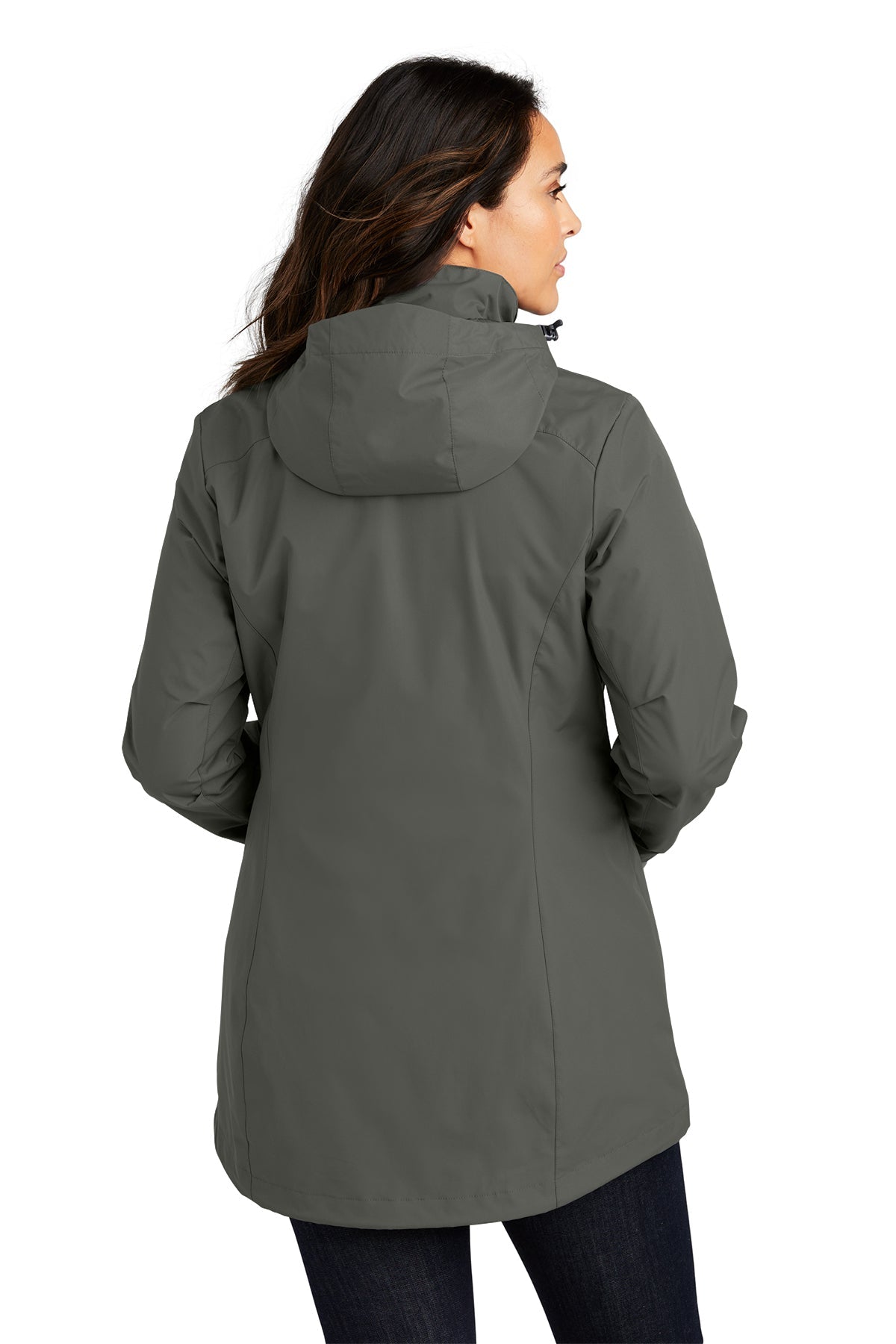 Port Authority Ladies All-Weather 3-in-1 Branded Jackets, Storm Grey