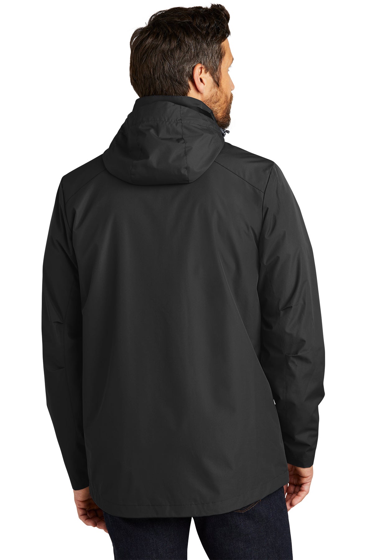 Port Authority All-Weather 3-in-1 Customized Jackets, Black