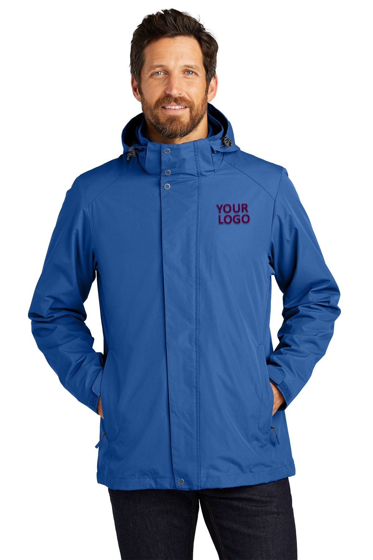 Port Authority All-Weather 3-in-1 Customized Jackets, True Blue