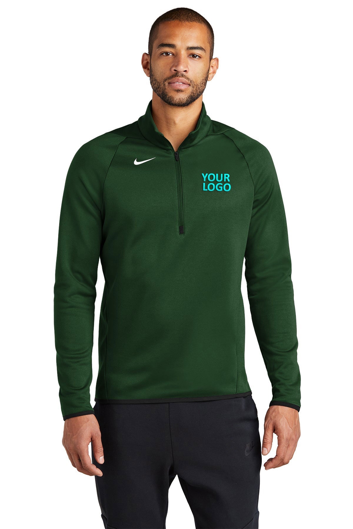 Nike Team Dark Green CN9492 company logo jackets