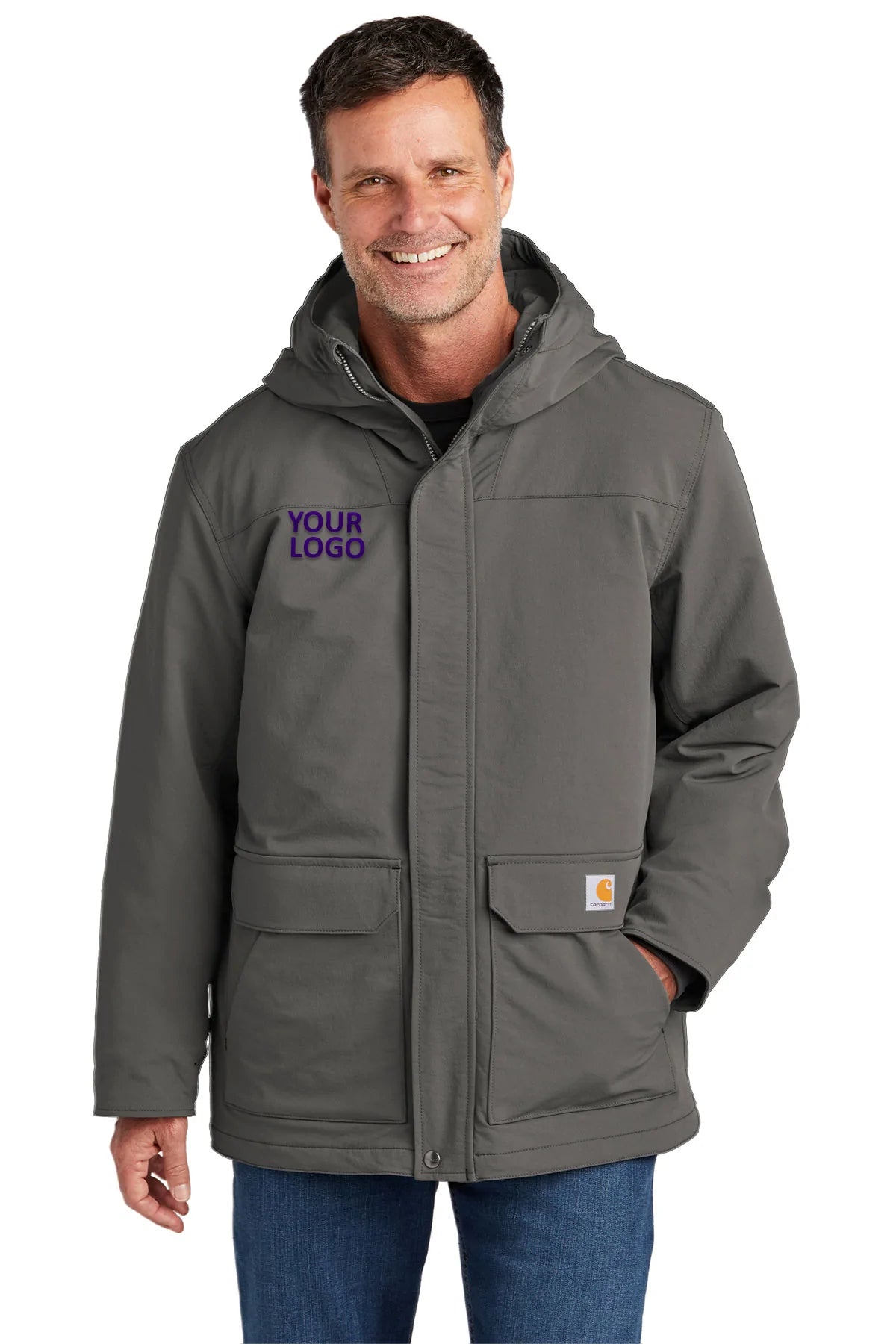 Carhartt Gravel CT105533 business logo jackets