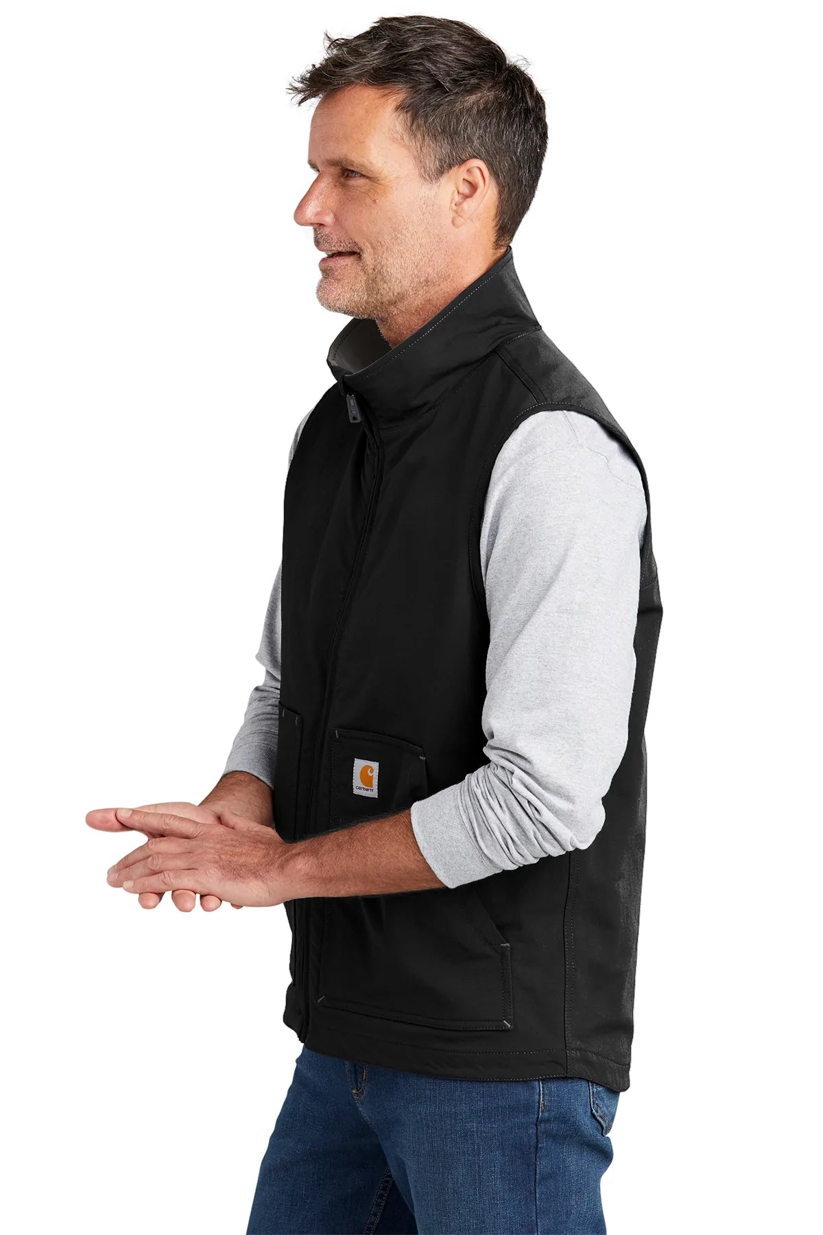 Carhartt Super Dux Soft Shell Customized Vests, Black