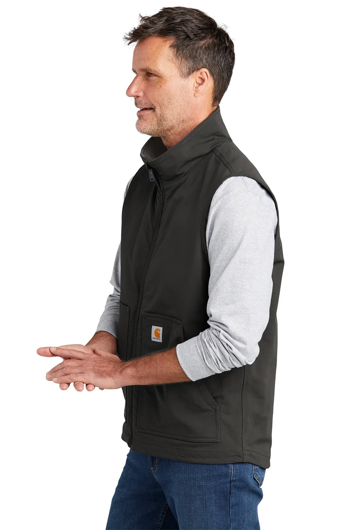 Carhartt Super Dux Soft Shell Customized Vests, Gravel