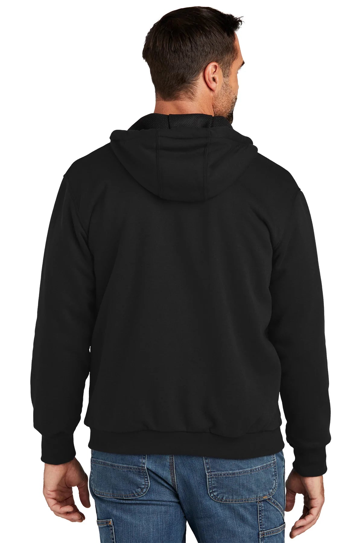 Carhartt Thermal-Lined Full-Zip SweatShirt, Black