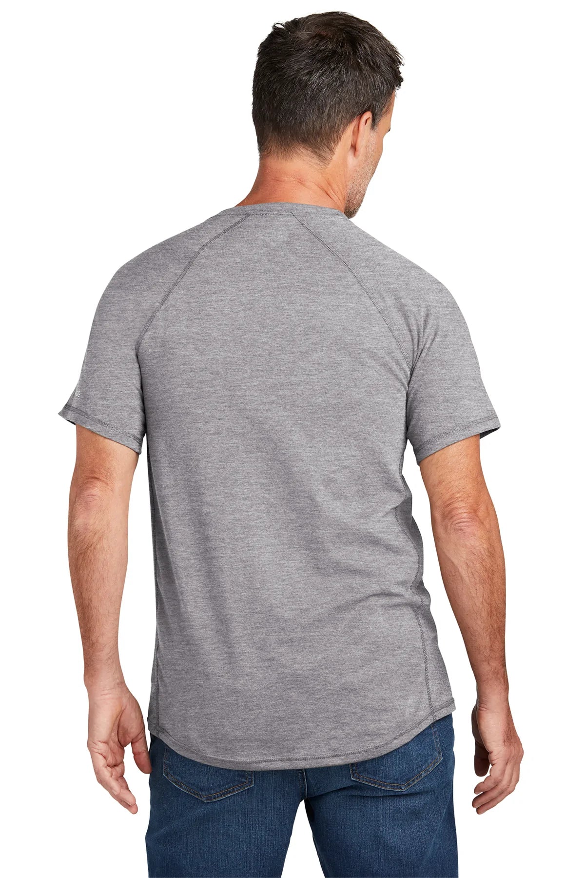 Carhartt Men's Force Cotton Delmont Short-Sleeve T-Shirt - Heather Gray,4XL