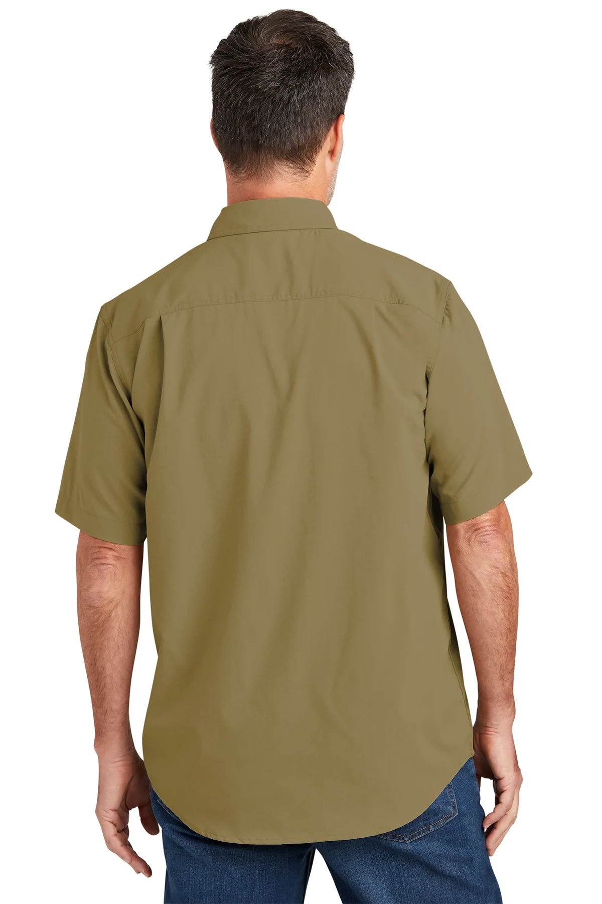 Carhartt Force Solid Custom Shirts, Dark Khaki