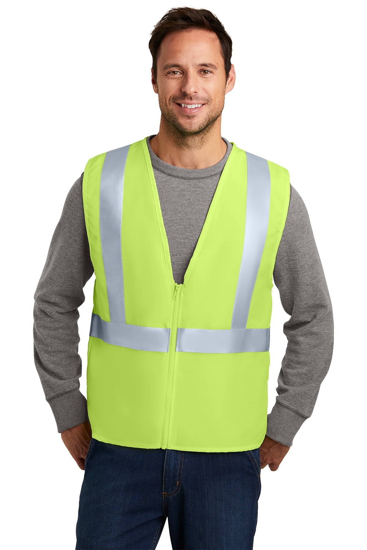 CornerStone Safety Yellow/ Reflective CSV400 embroidered team jackets