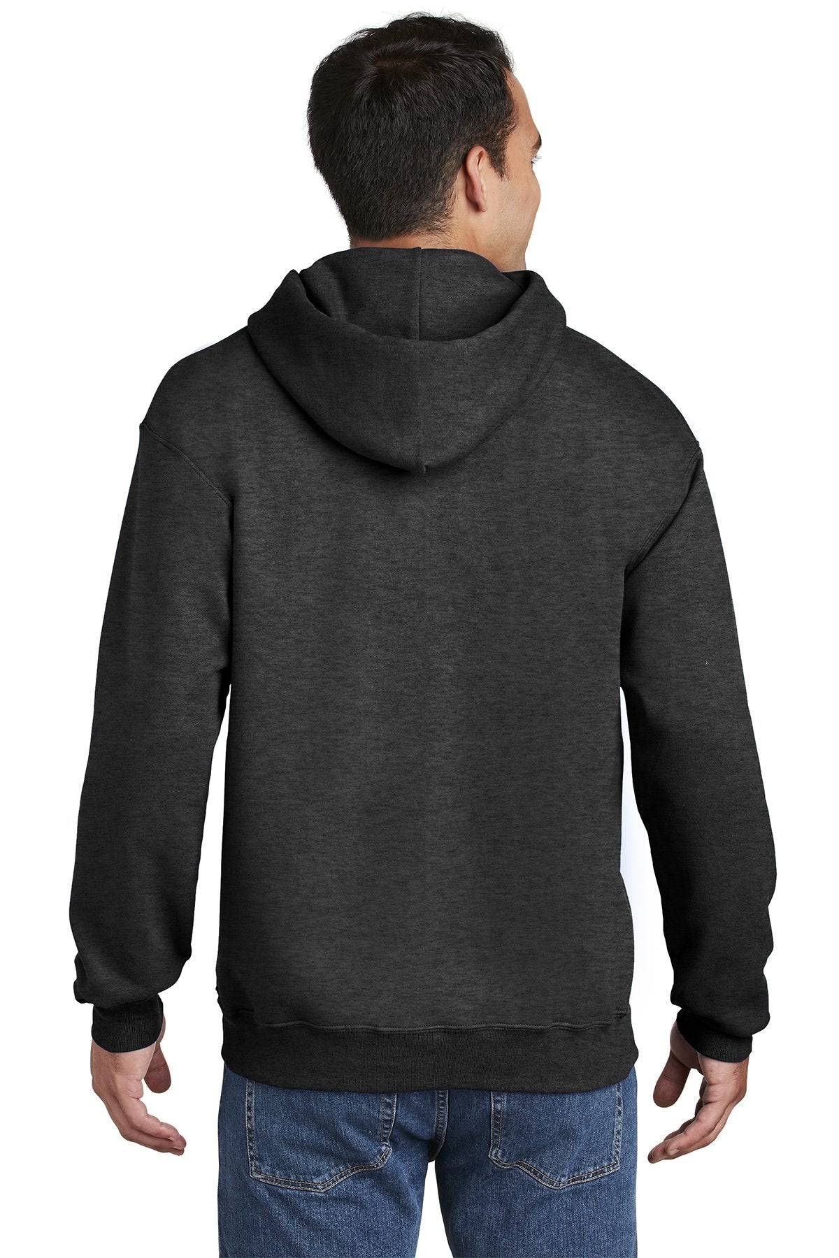 Hanes Ultimate Cotton Pullover Hooded Sweatshirt F170 Charcoal Heather