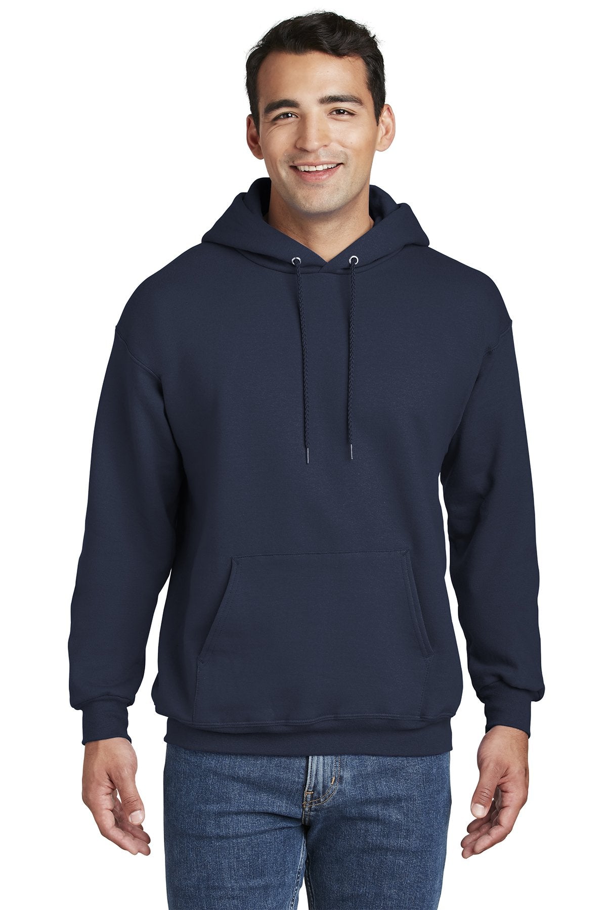 hanes navy f170 custom embroidered sweatshirts