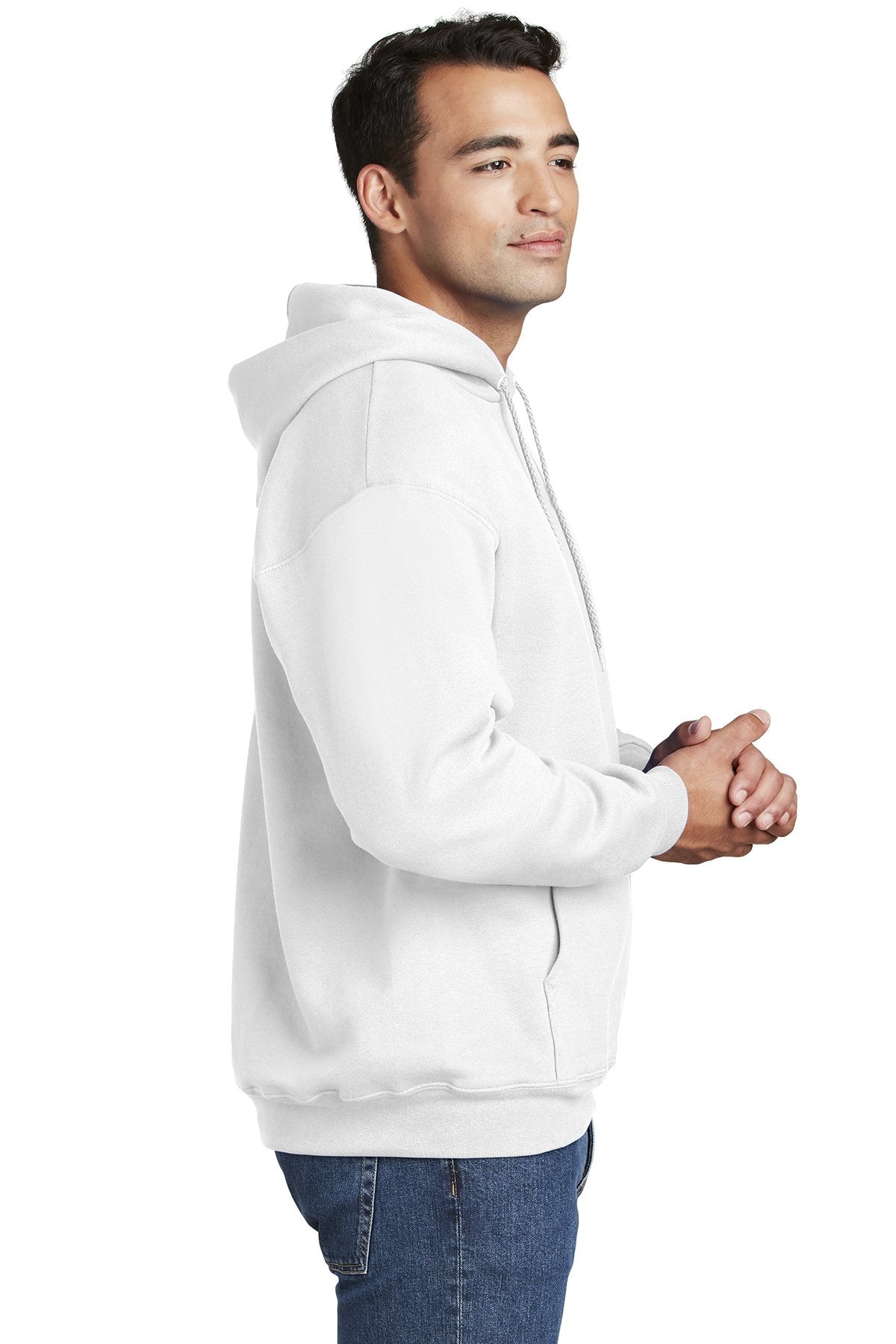 Hanes Ultimate Cotton Pullover Hooded Sweatshirt F170 White