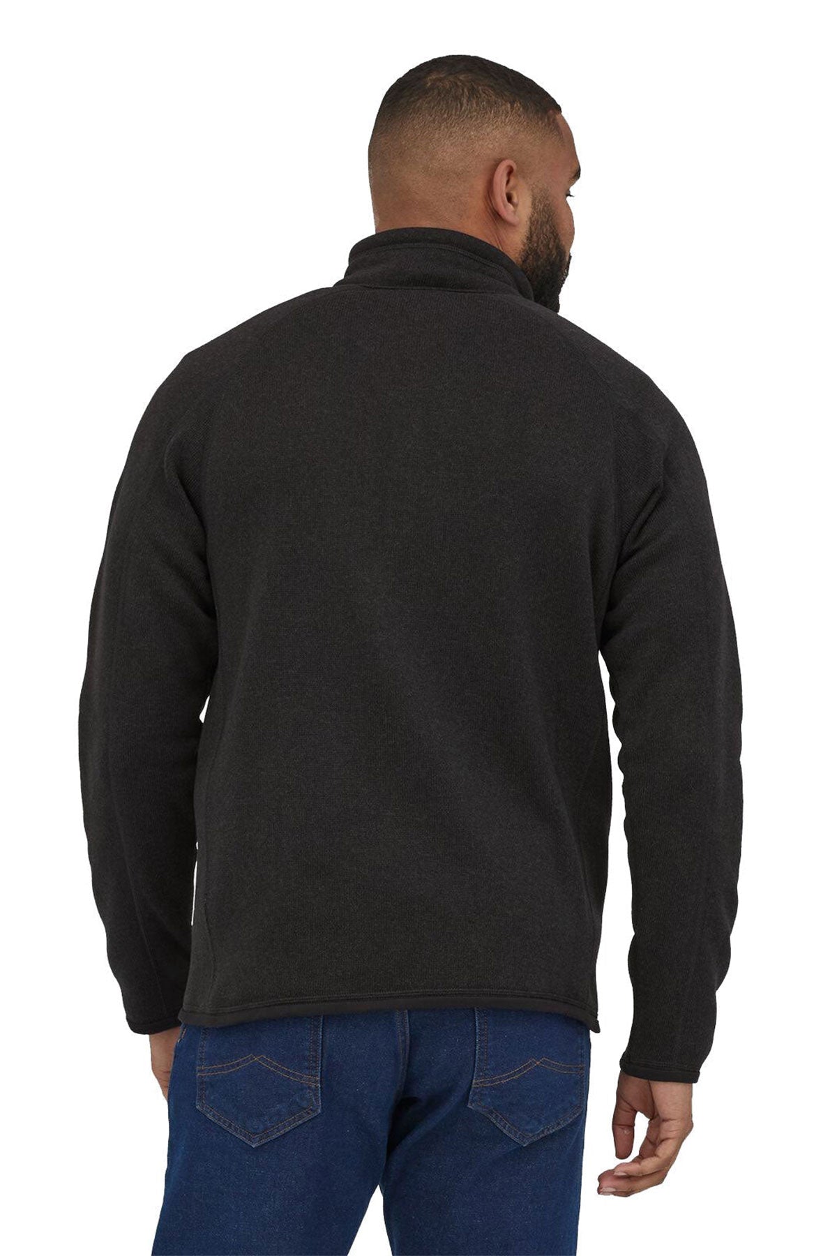 Patagonia Mens Better Sweater Custom Quarter Zips, Black