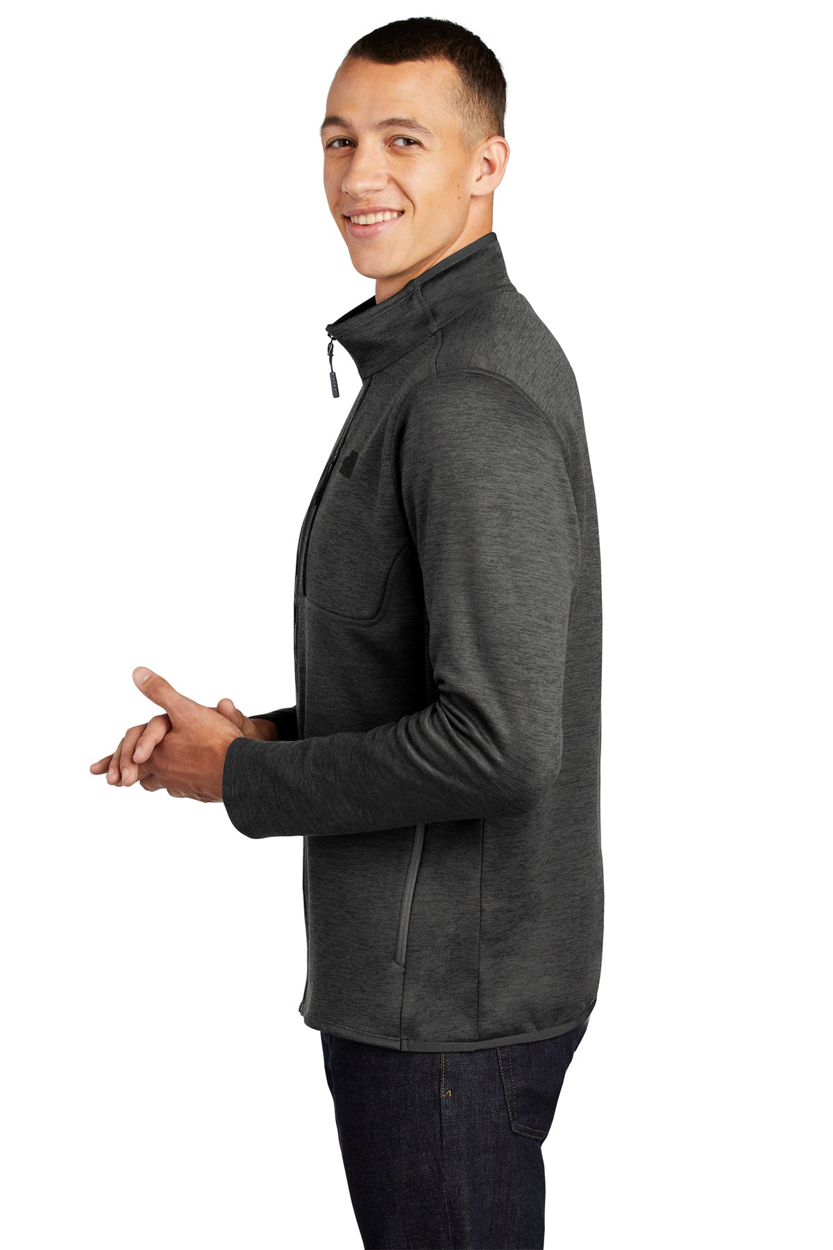 North face skyline online full zip fleece jacket