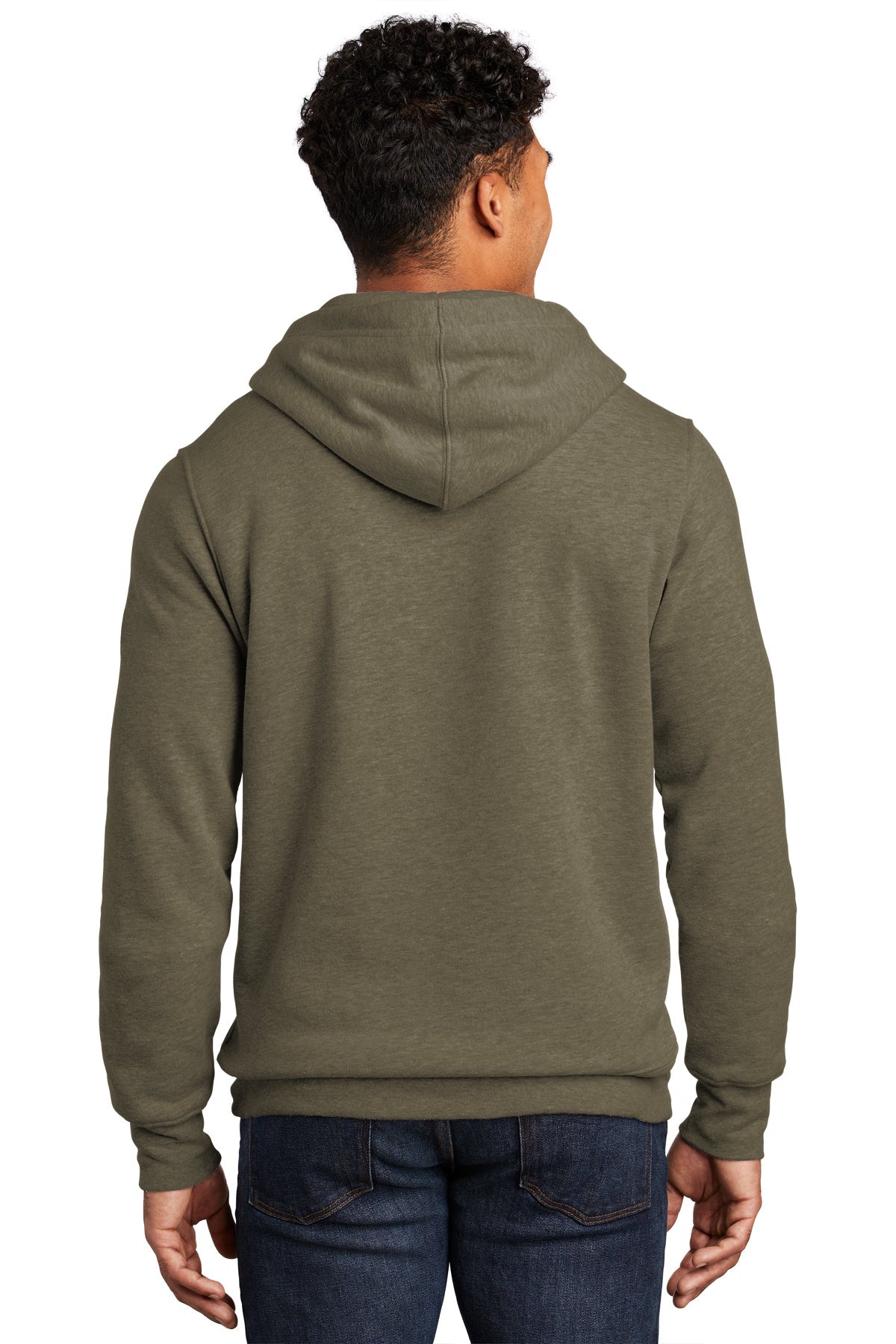 North Face Chest Logo Hoodie NF0A7V9B New Taupe Green Heather
