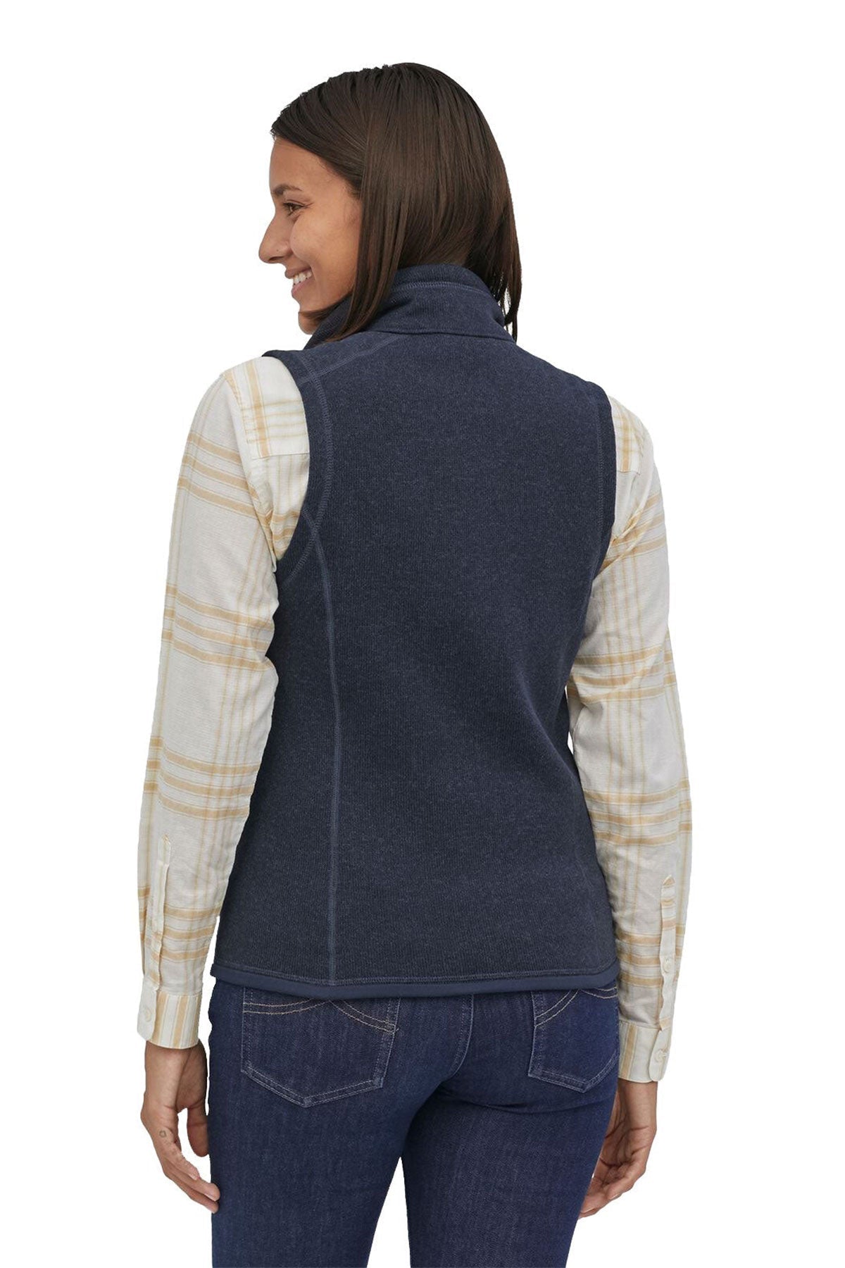 Patagonia Womens Better Sweater Fleece Customized Vests, New Navy