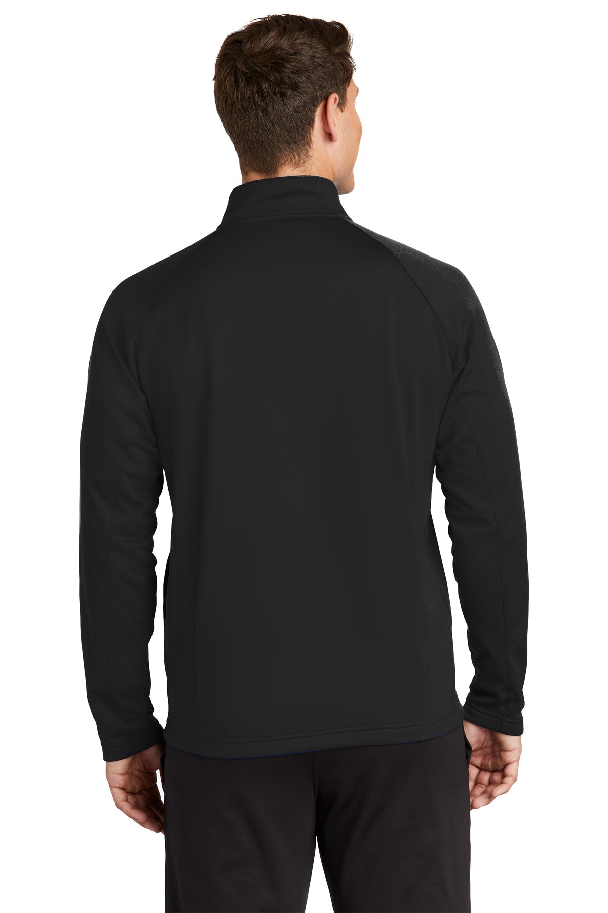 sport-tek_f243 _black/silver_company_logo_sweatshirts