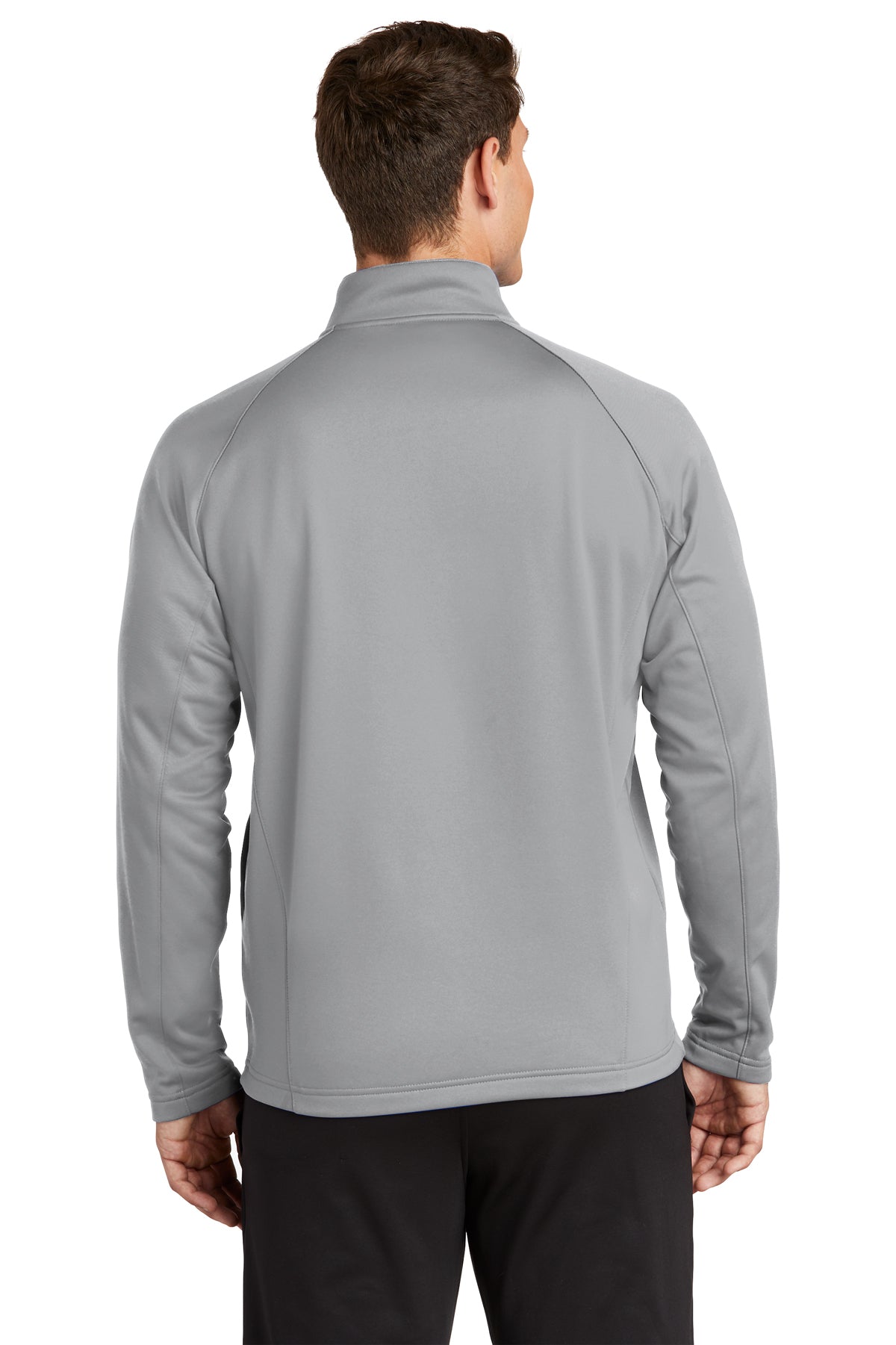 sport-tek_f243 _silver/black_company_logo_sweatshirts