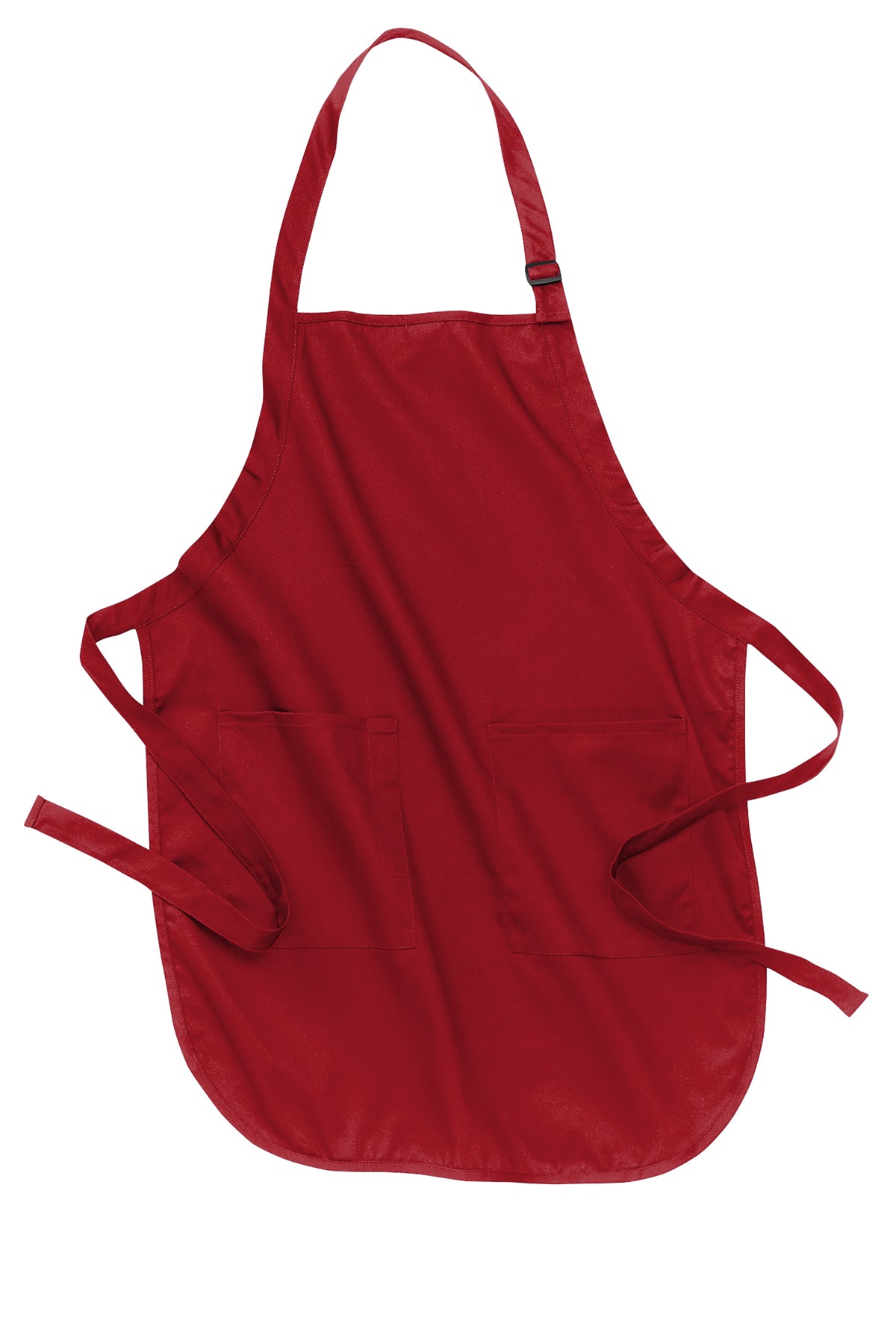 Port Authority Full-Length Custom Aprons with Pockets, Red
