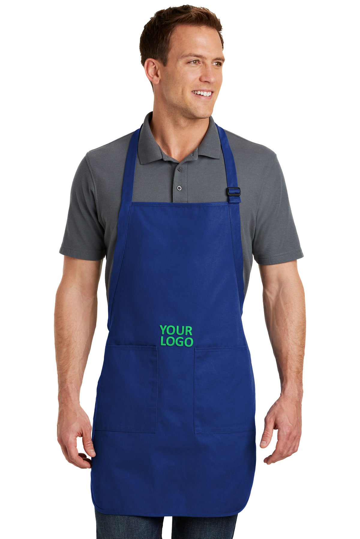 Port Authority Full-Length Apron with Pockets