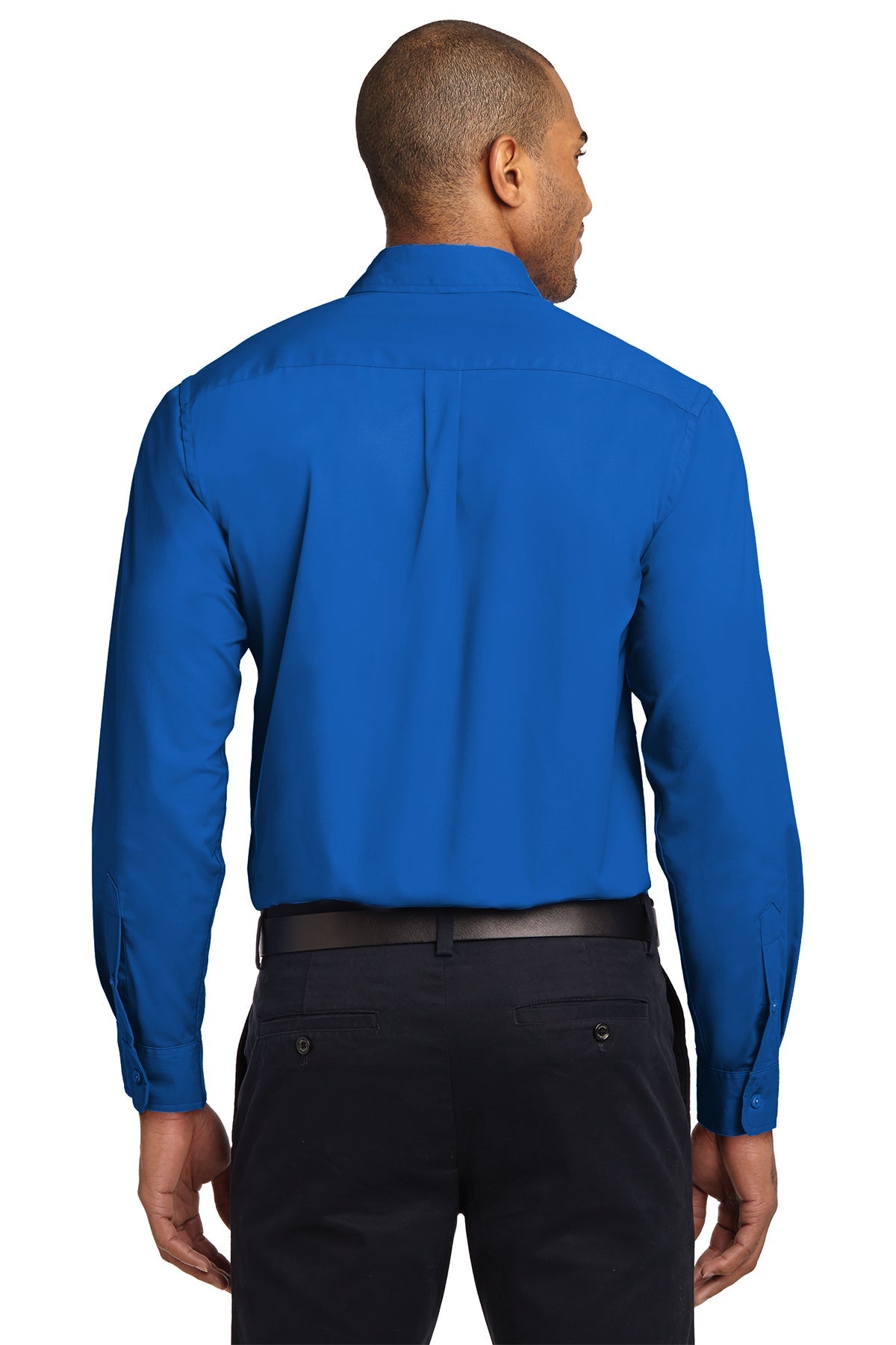 port authority_s608 _strong blue_company_logo_button downs