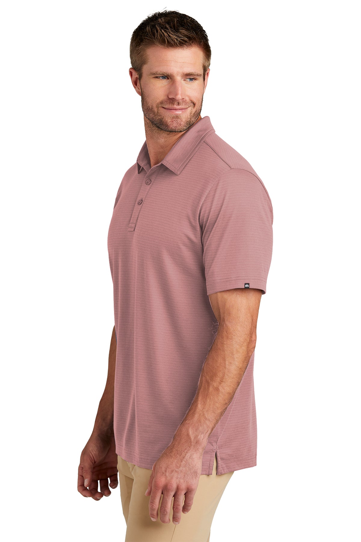 Custom TravisMathew Bayfront Solid Polo TM1MY399 Roan Rouge