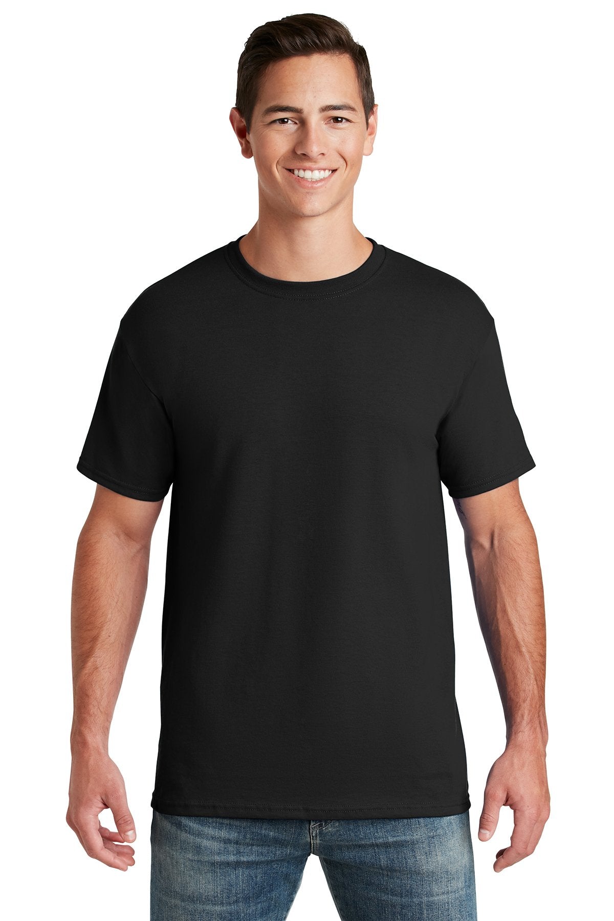 jerzees dri-power active 50/50 cotton/poly t-shirt 29m black