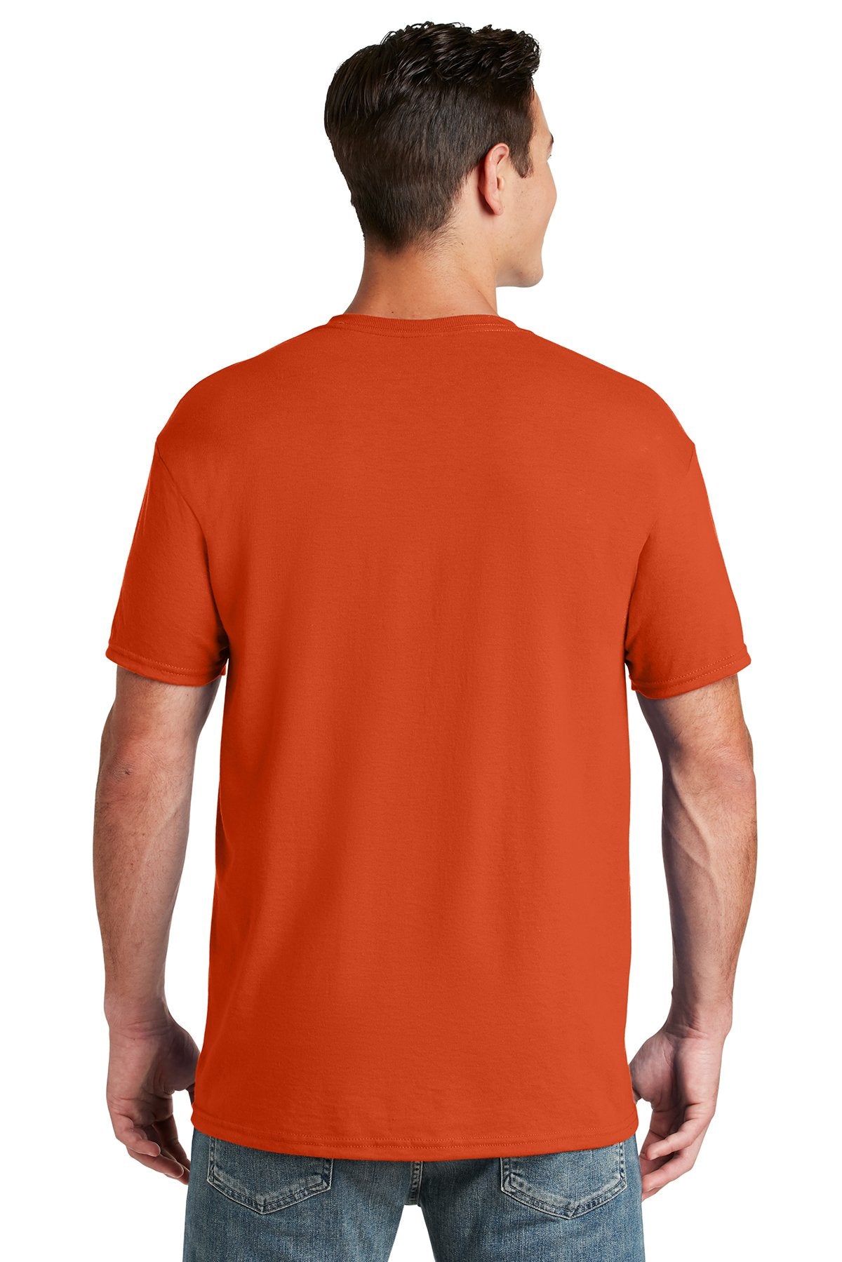 Custom Jerzees Dri Power Active Cotton Poly T Shirt Burnt Orange