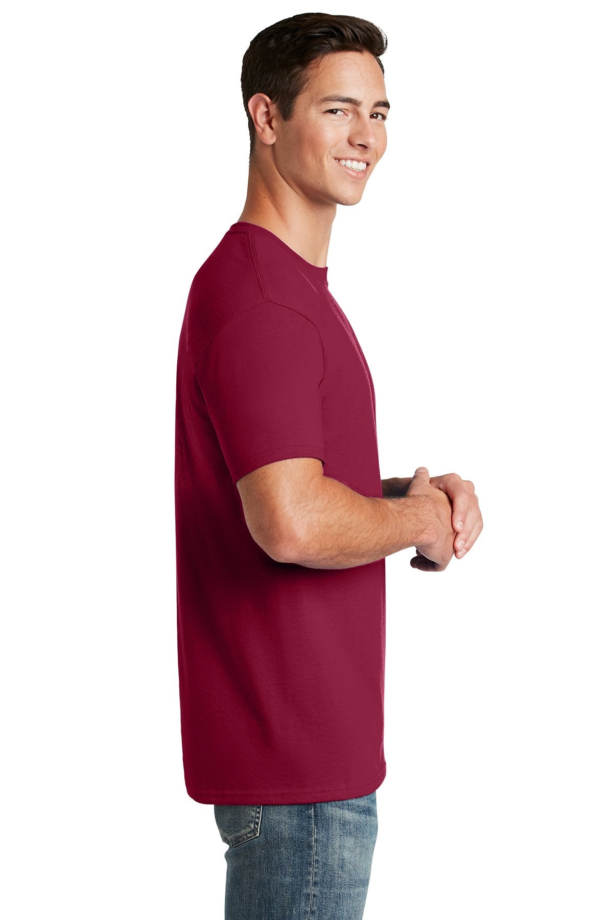 Jerzees Dri-Power Active 50/50 Cotton/Poly T-Shirt 29M Cardinal