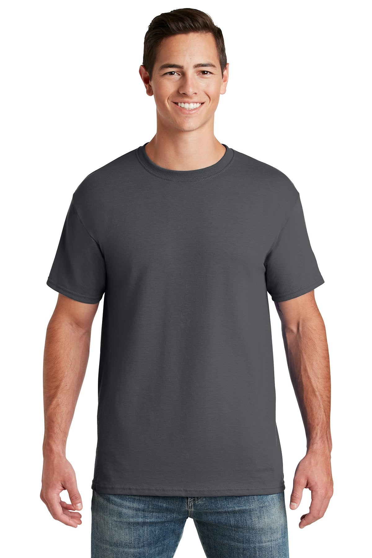 Jerzees Dri-Power Active 50/50 Cotton/Poly T-Shirt 29M Charcoal Grey