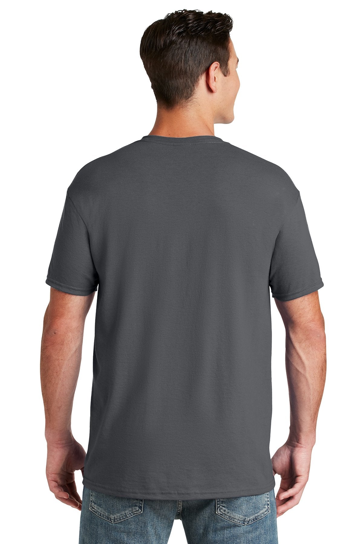 Jerzees Dri-Power Active 50/50 Cotton/Poly T-Shirt 29M Charcoal Grey