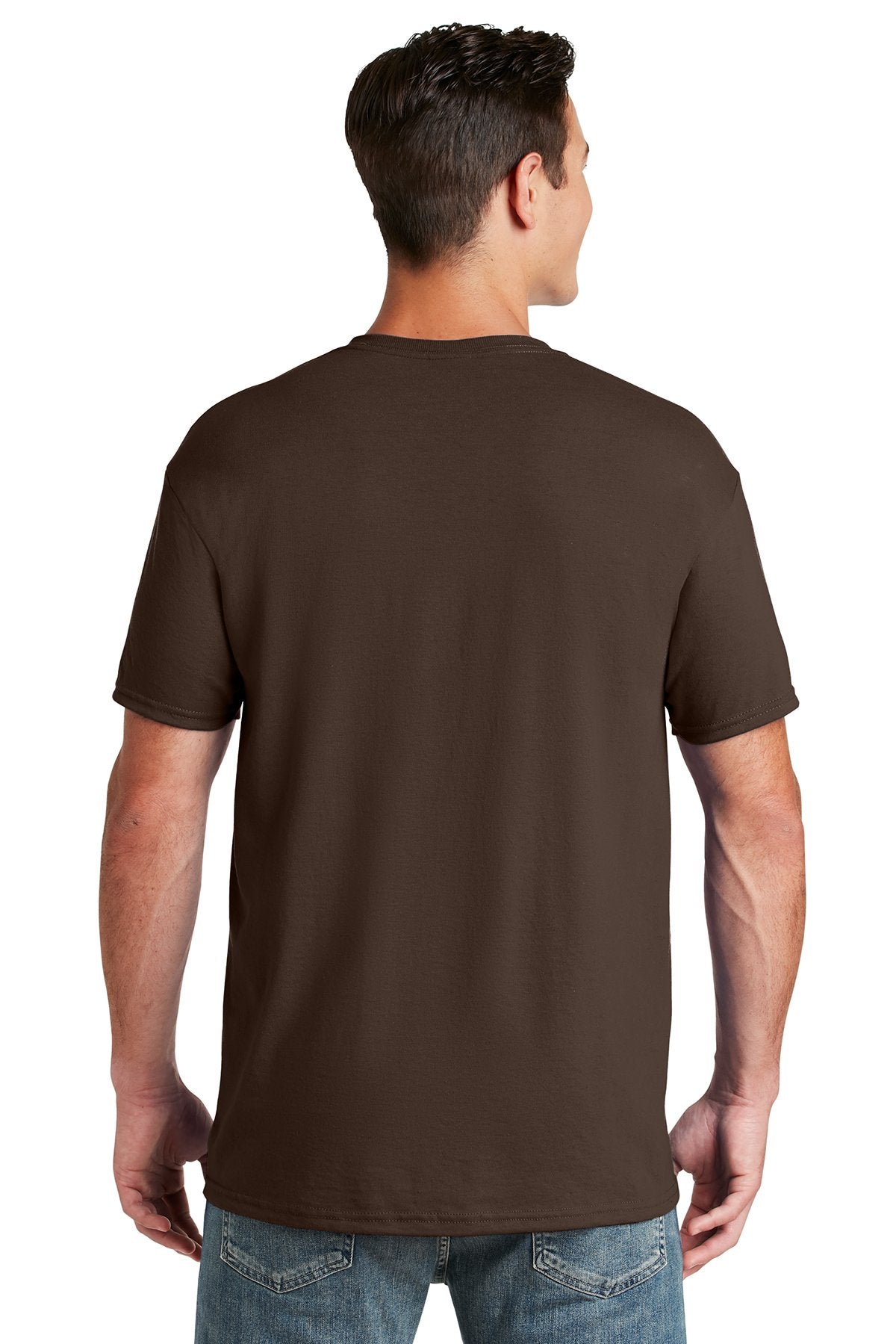 Jerzees Dri-Power Active 50/50 Cotton/Poly T-Shirt 29M Chocolate