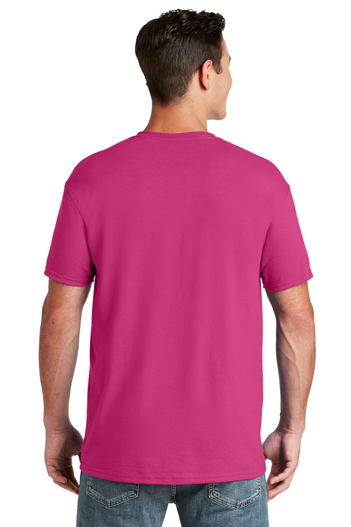 Jerzees Dri-Power Active 50/50 Cotton/Poly T-Shirt 29M Cyber Pink