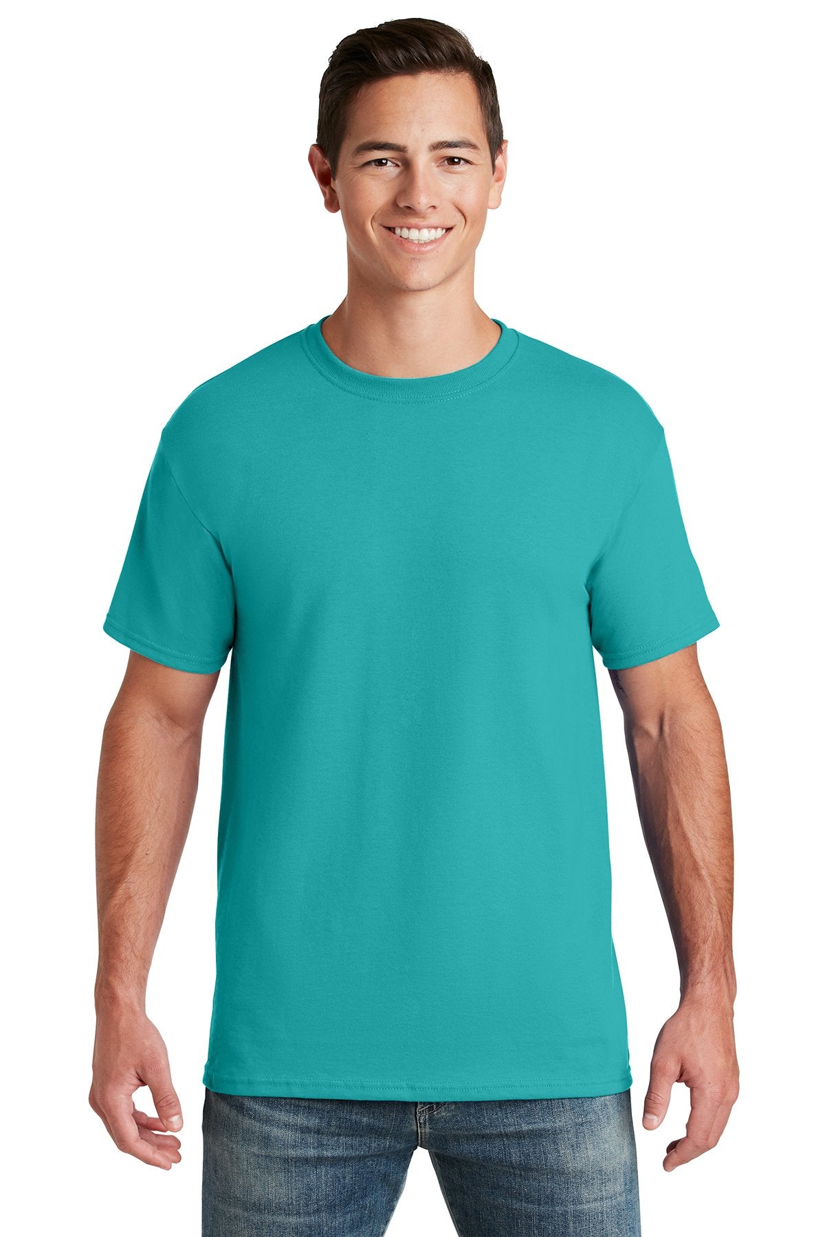 jerzees dri-power active 50/50 cotton/poly t-shirt 29m jade