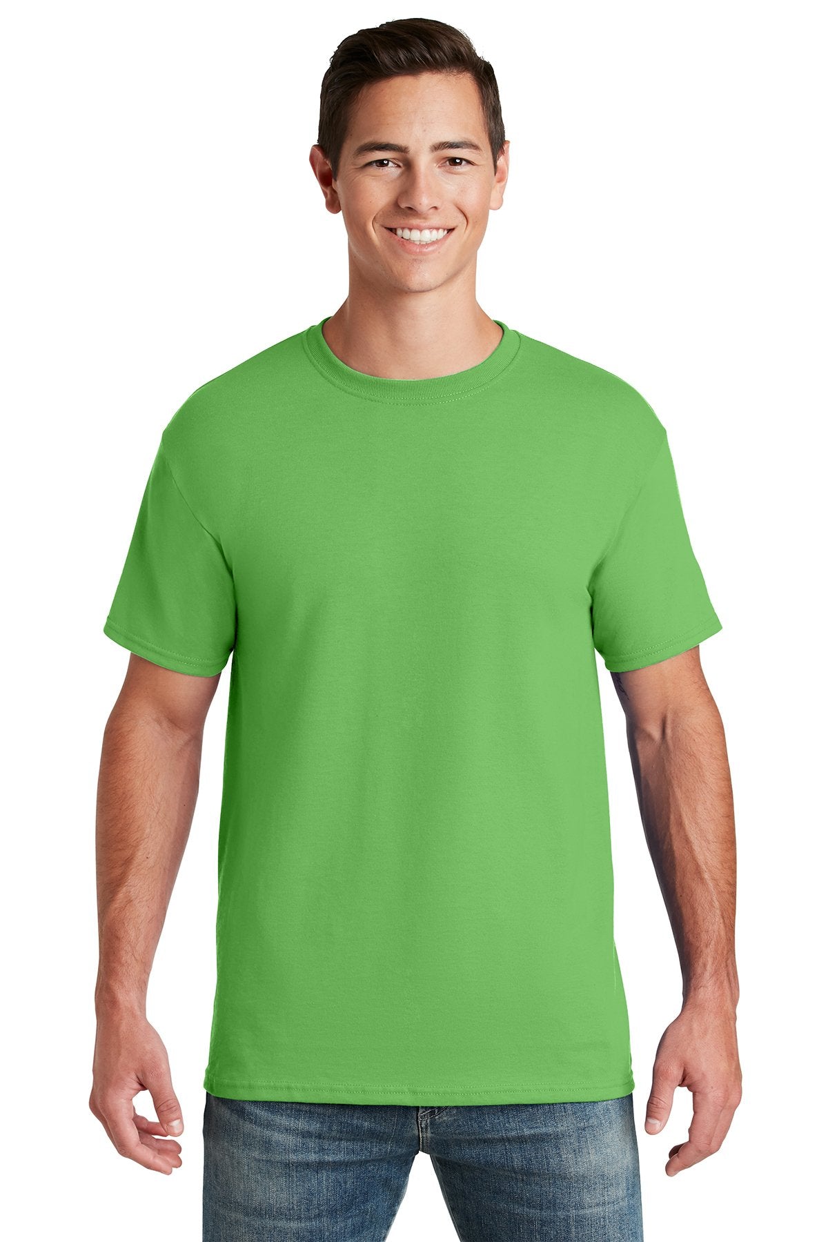 jerzees dri-power active 50/50 cotton/poly t-shirt 29m kiwi