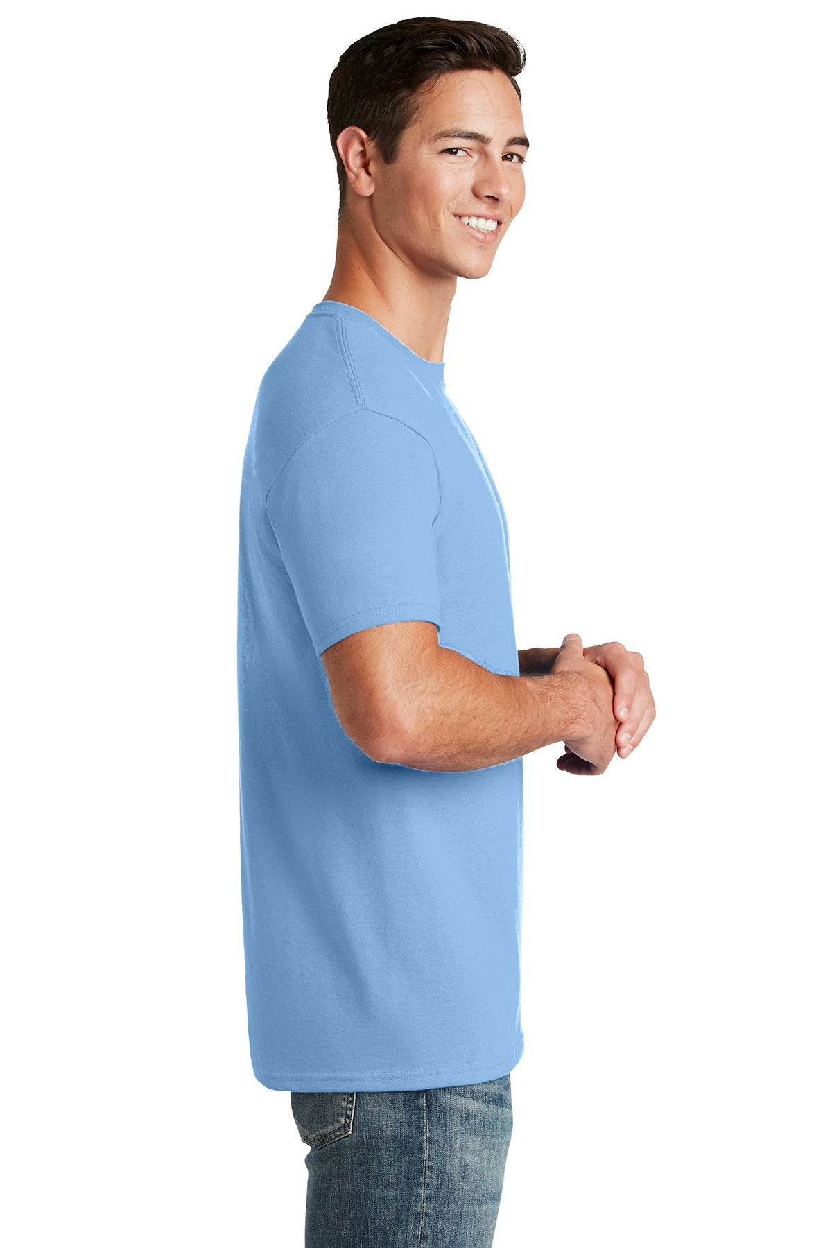Jerzees Dri-Power Active 50/50 Cotton/Poly T-Shirt 29M Light Blue