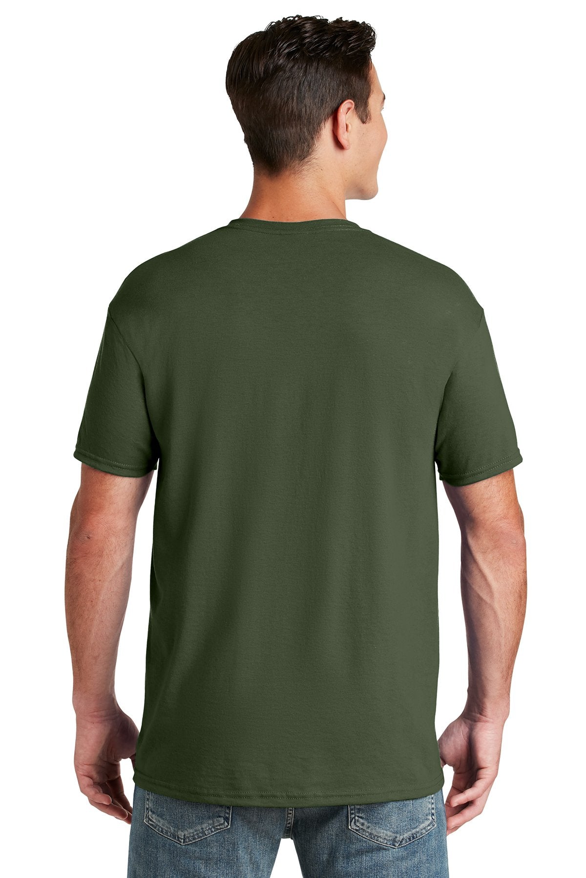 Jerzees Dri-Power Active 50/50 Cotton/Poly T-Shirt 29M Military Green
