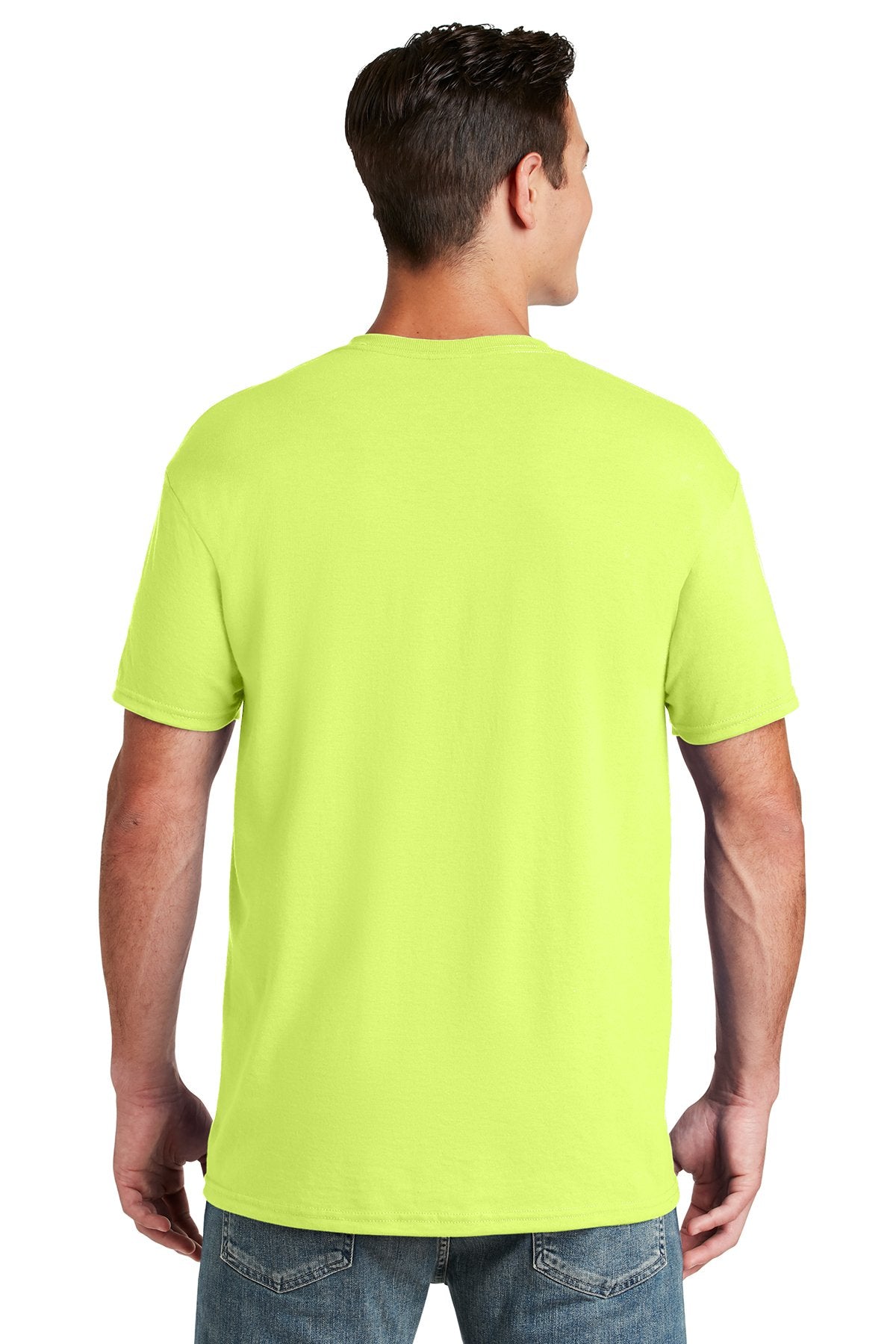 Jerzees Dri-Power Active 50/50 Cotton/Poly T-Shirt 29M Safety Green