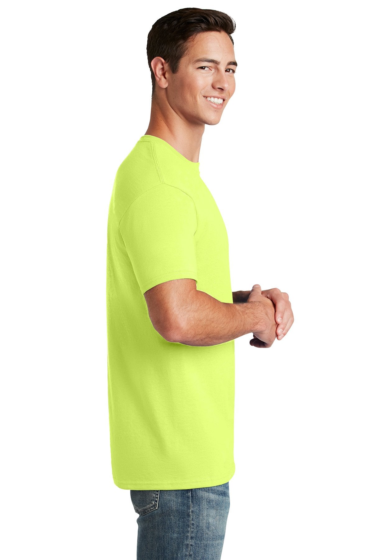 Jerzees Dri-Power Active 50/50 Cotton/Poly T-Shirt 29M Safety Green