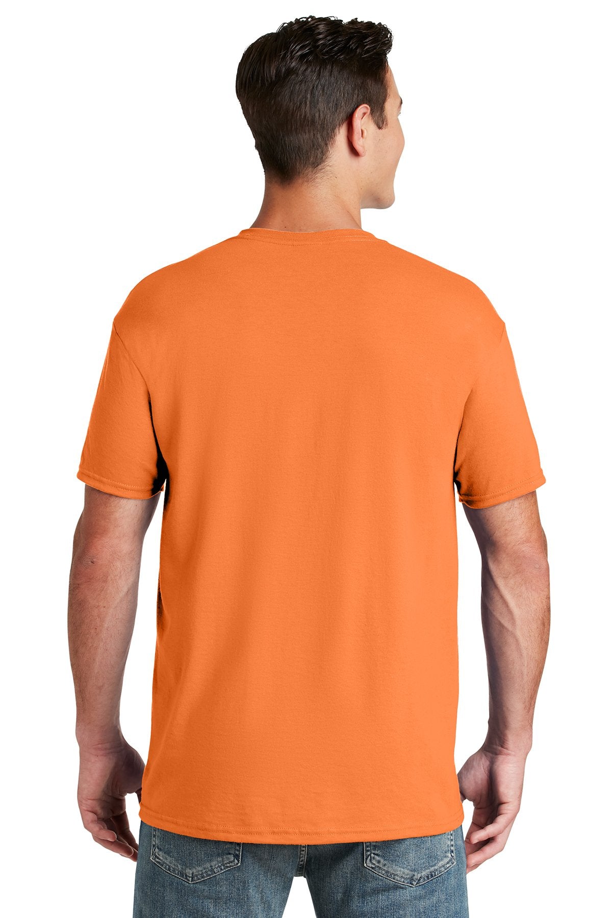 Jerzees Dri-Power Active 50/50 Cotton/Poly T-Shirt 29M Safety Orange