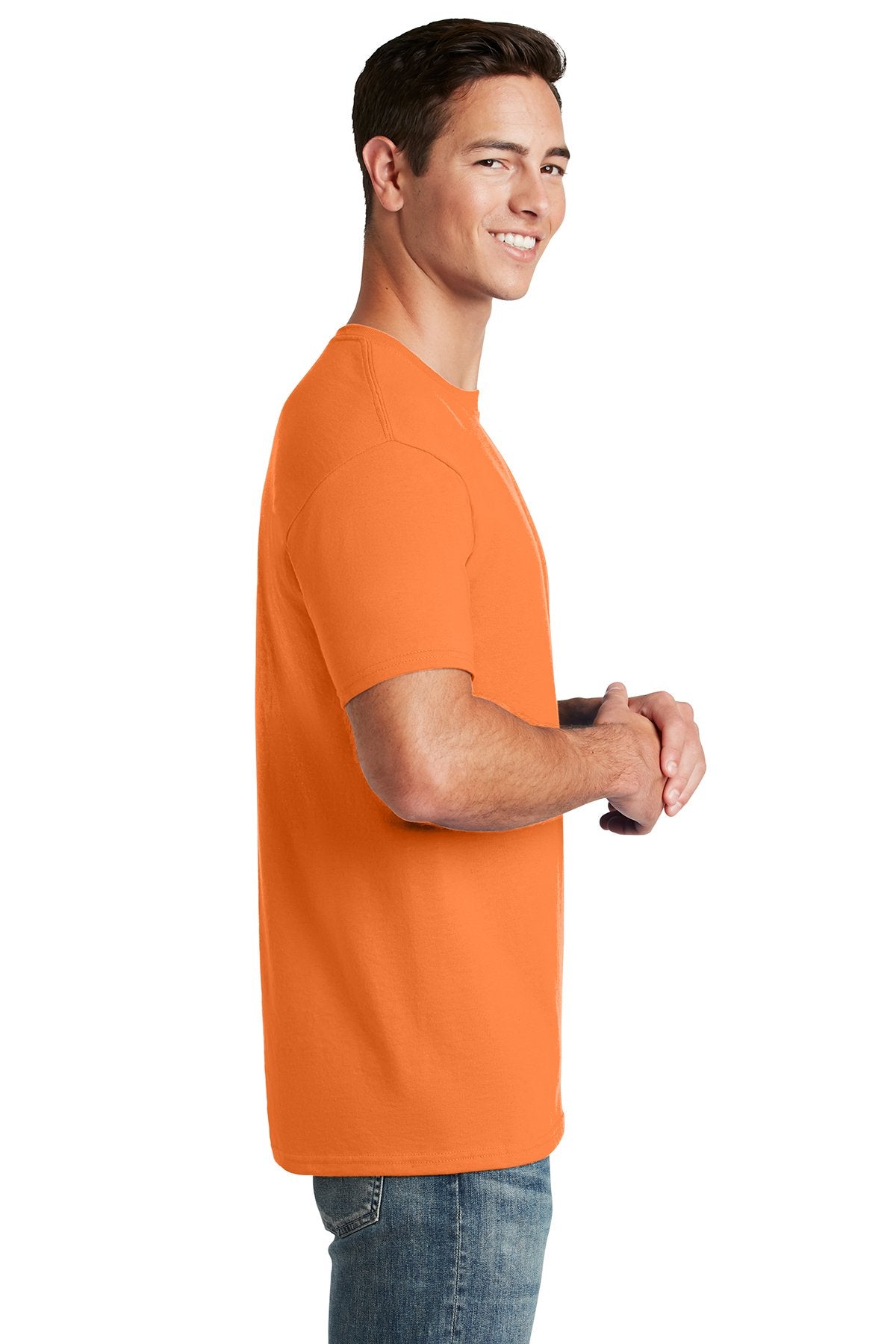 Jerzees Dri-Power Active 50/50 Cotton/Poly T-Shirt 29M Safety Orange