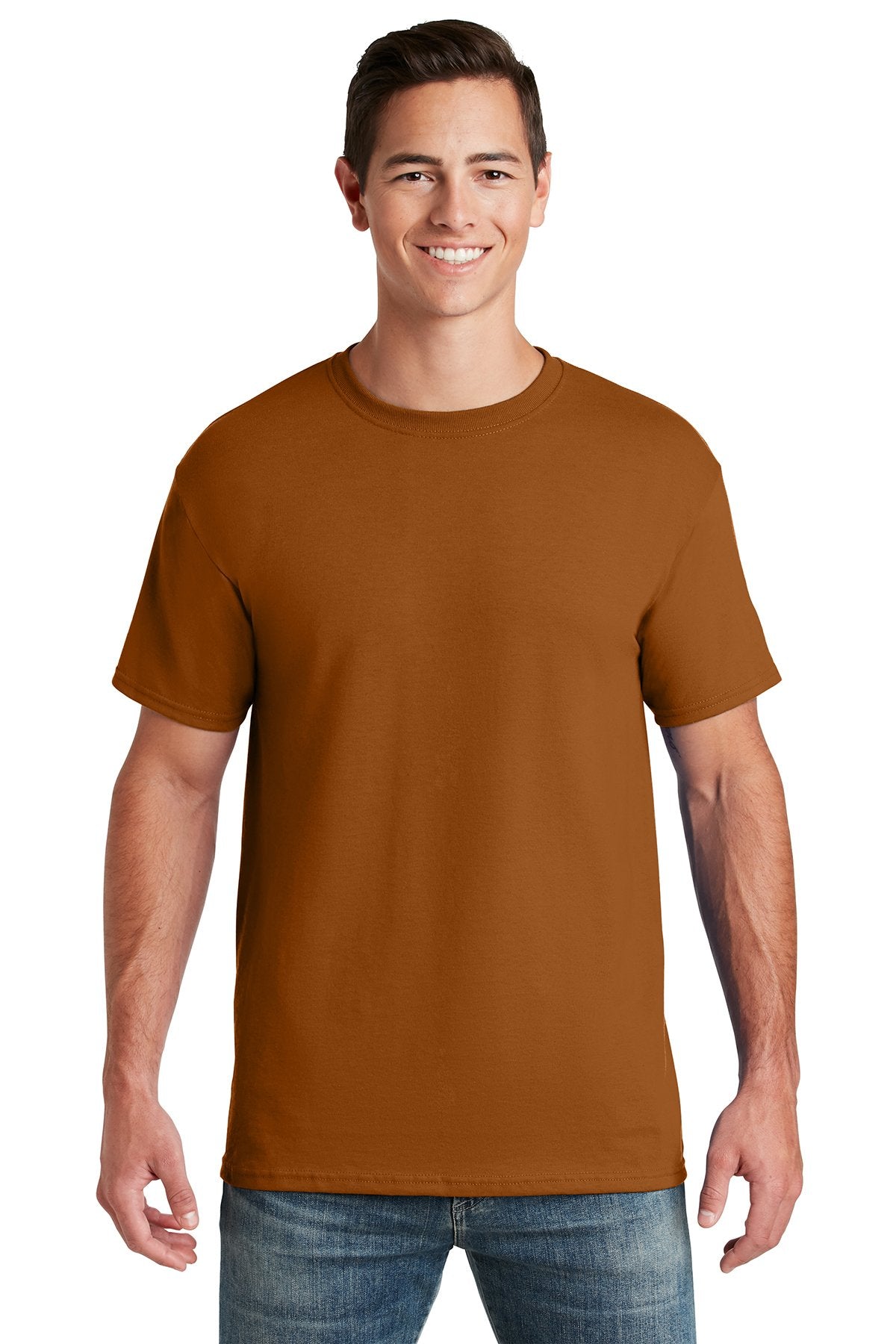 jerzees dri-power active 50/50 cotton/poly t-shirt 29m texas orange