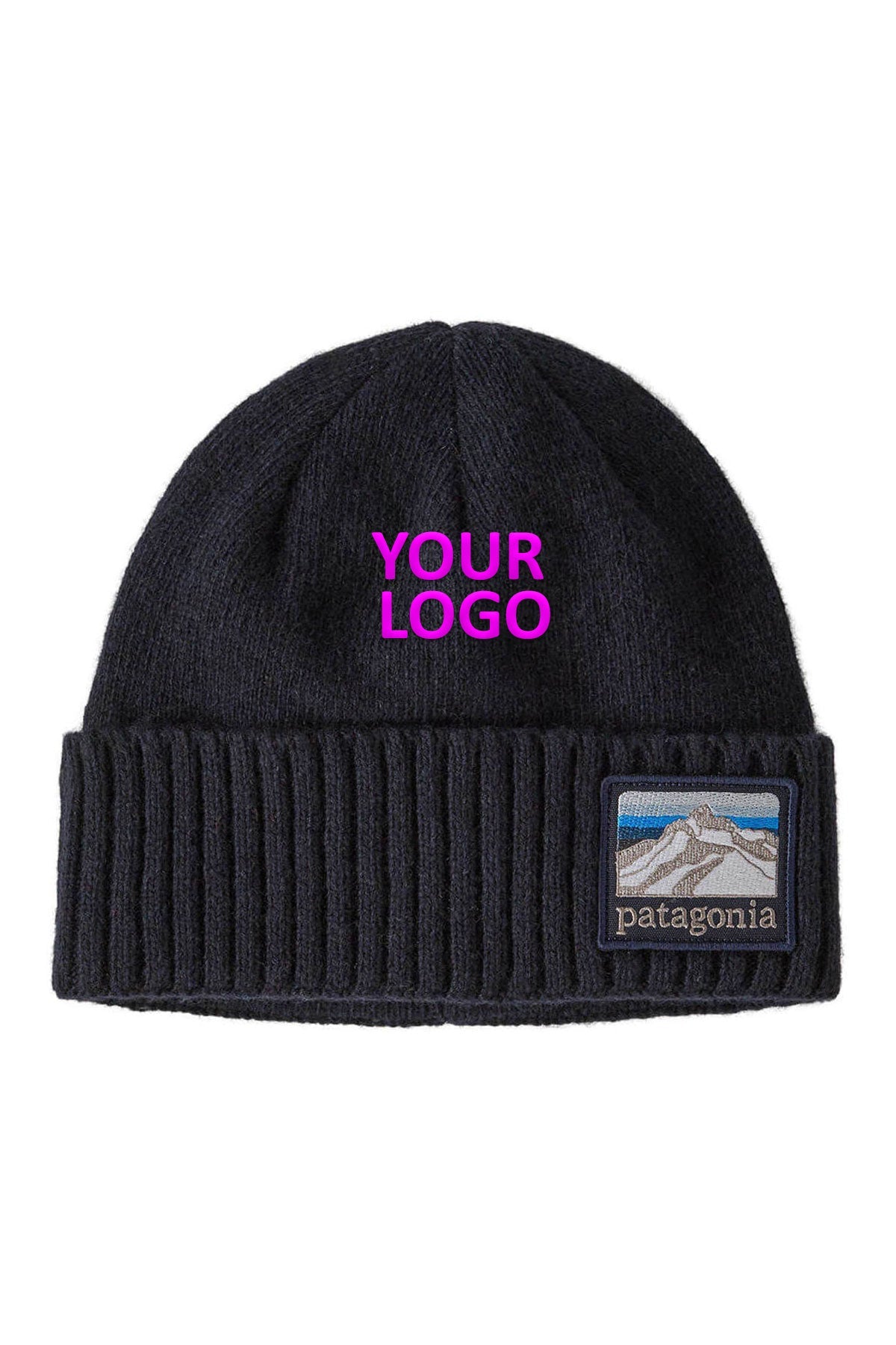 Patagonia Brodeo Branded Beanies, Classic Navy