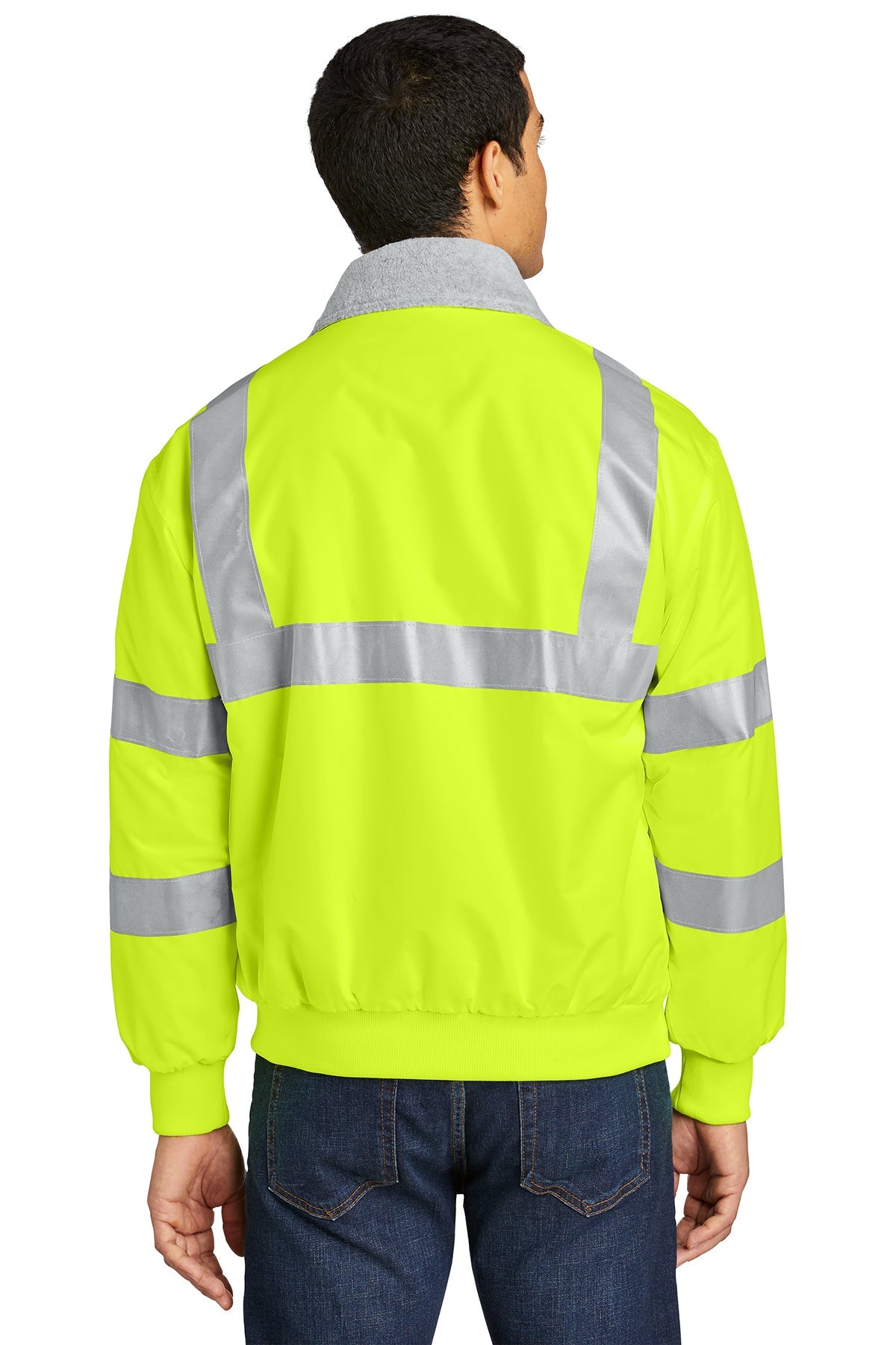 port authority_srj754 _safety yellow/ reflective_company_logo_jackets