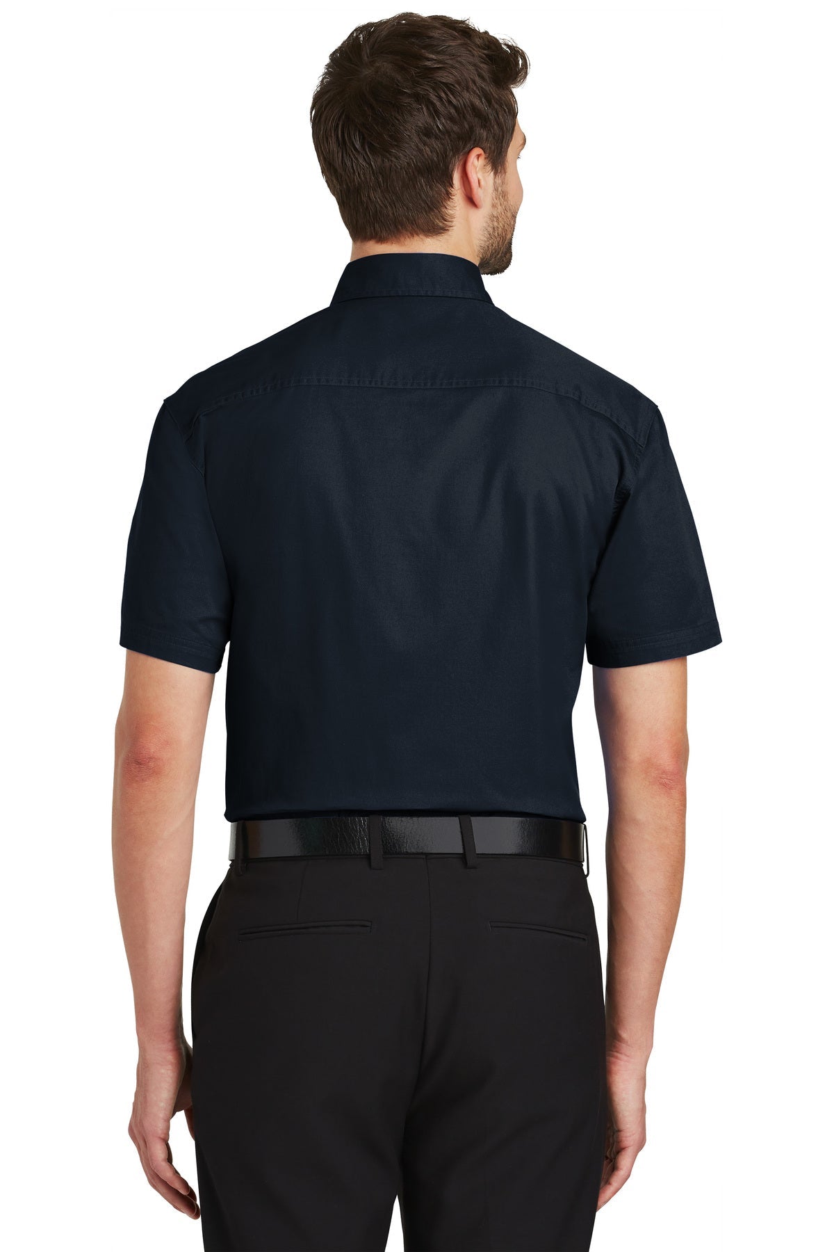 Port Authority Short Sleeve Custom Twill Shirts, Classic Navy